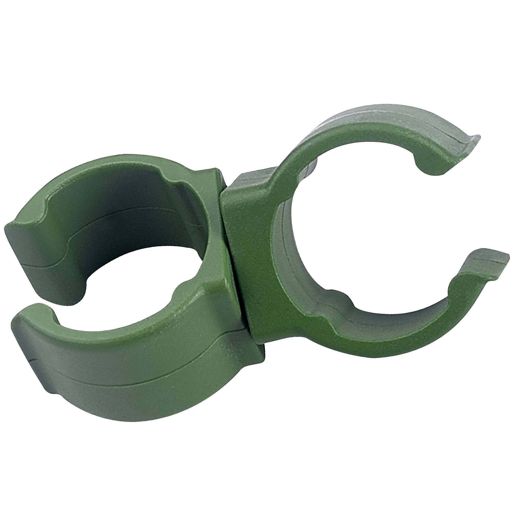 Spojka na tyč, otočná, 16mm, plast, zelená, balení 10ks