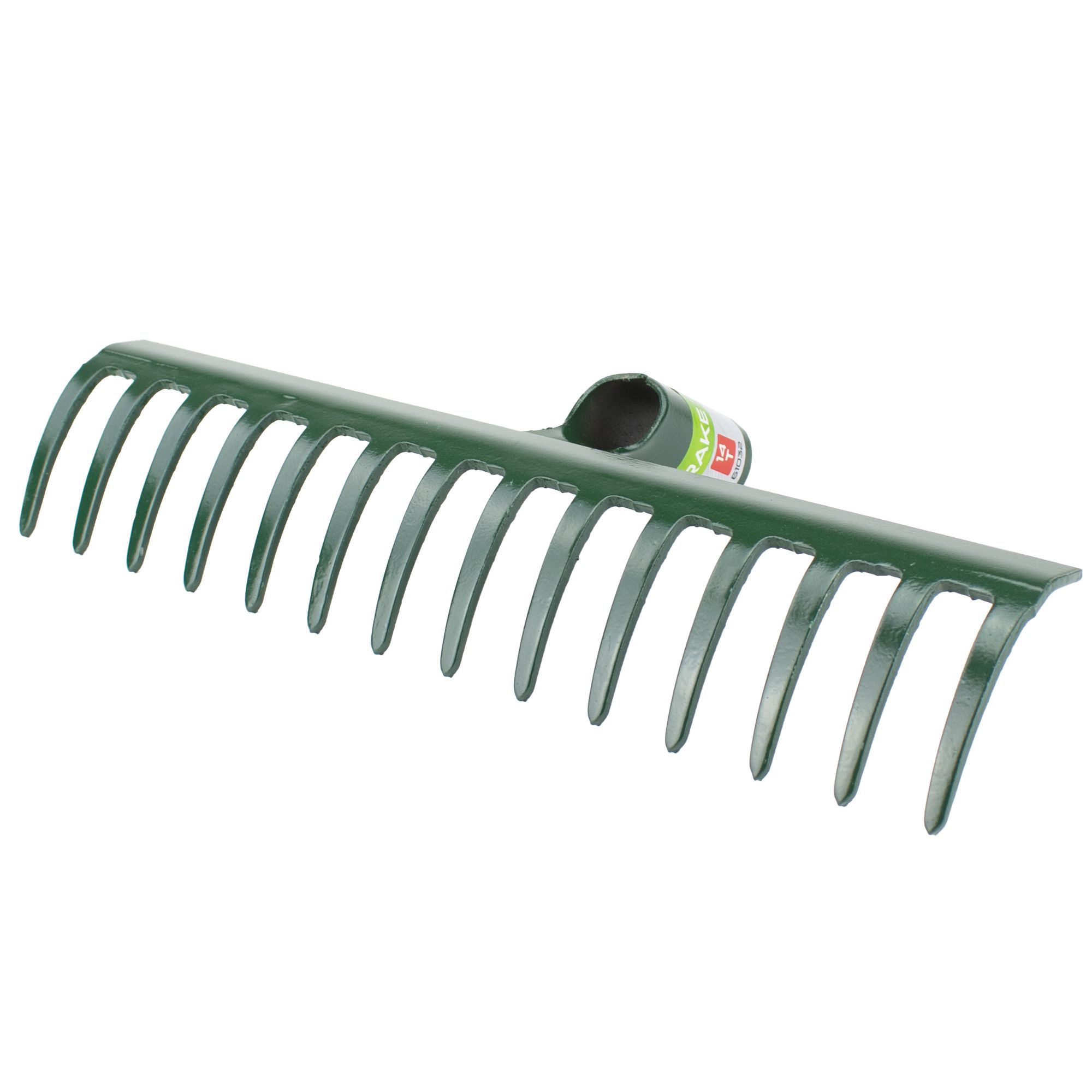 Hrábě kovové, 14 zubů, bez násady