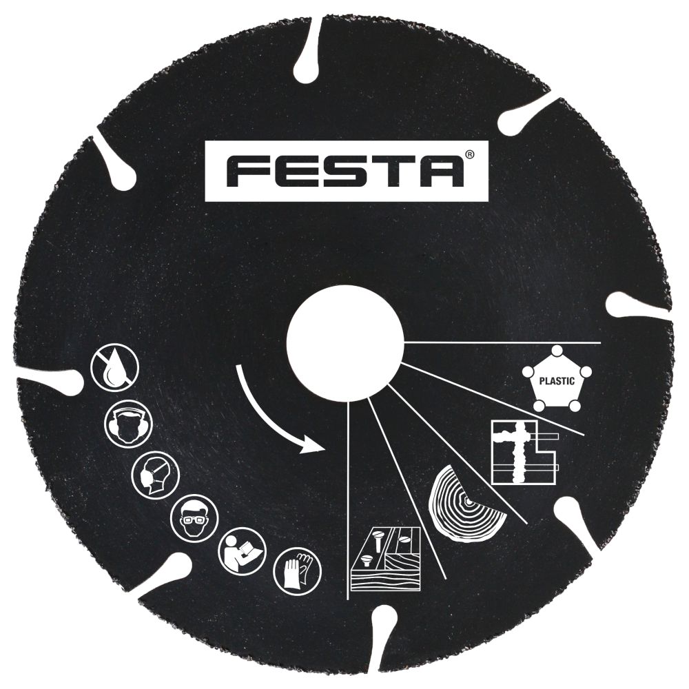 Kotouč karbidový, univerzální, 230 x 22,2mm, FESTA