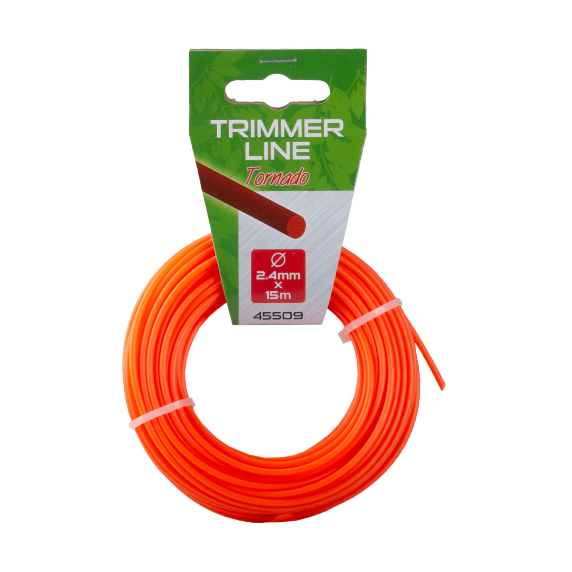 Struna žací, 2,4mm, kruh, 15m, ROSA