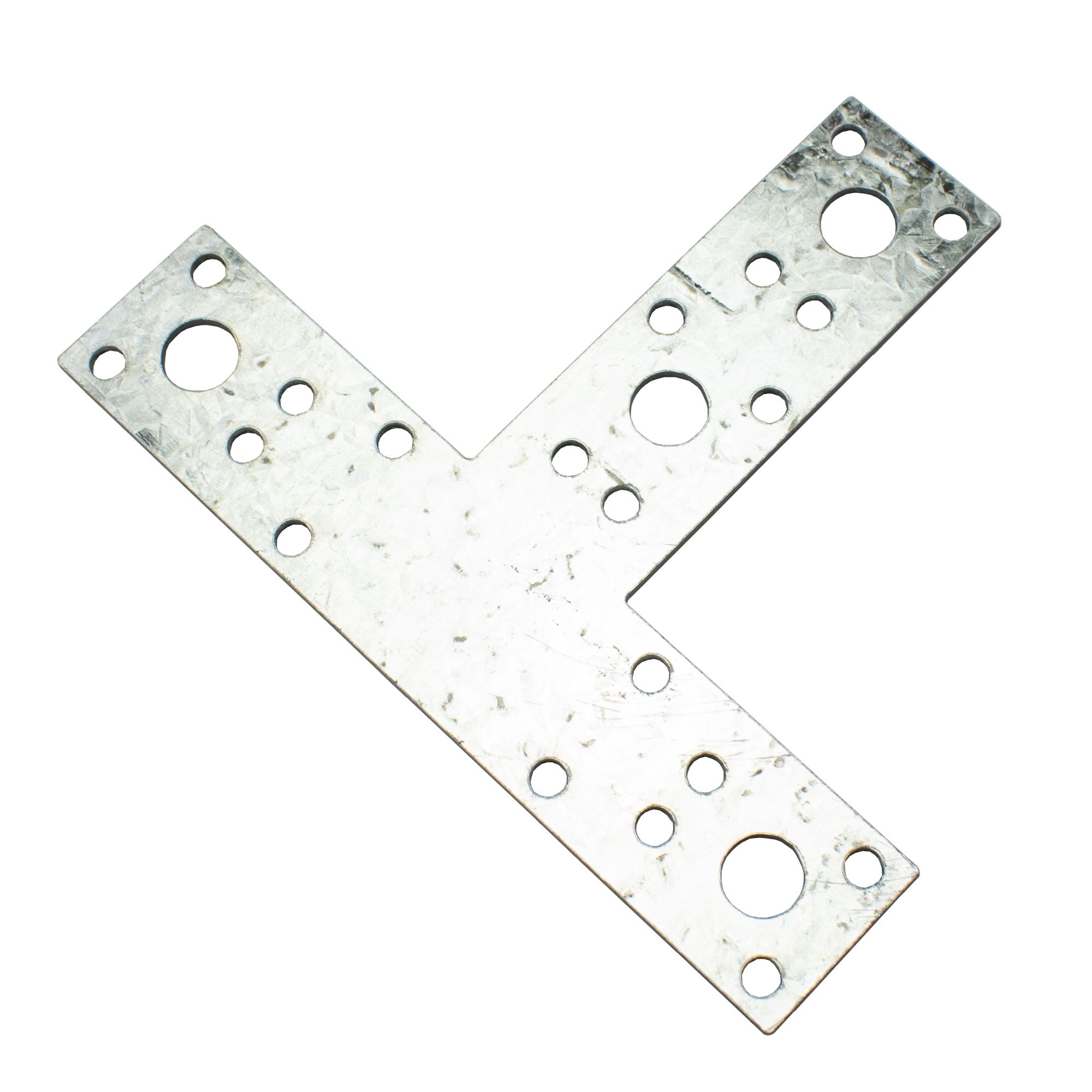 Plech spojovací, tvar T, 140x110x30mm, 2,0mm, ZN