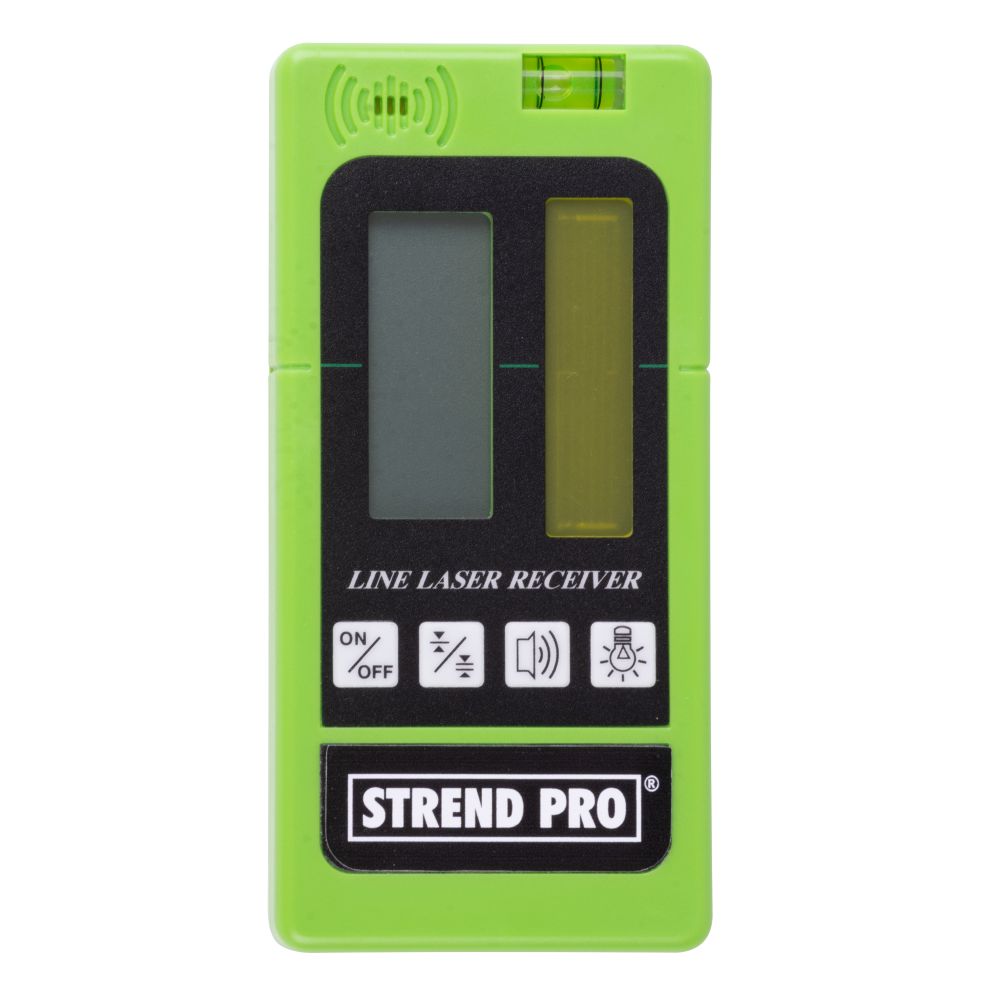Přijímač laserového paprsku, červený + zelený, STREND PRO