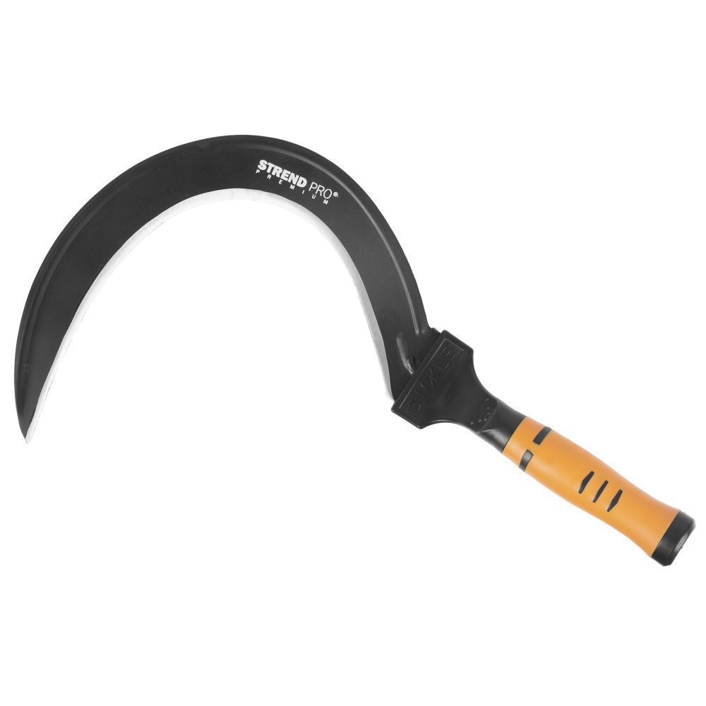Srp na trávu, plastová rukojeť, 40cm, STREND PRO