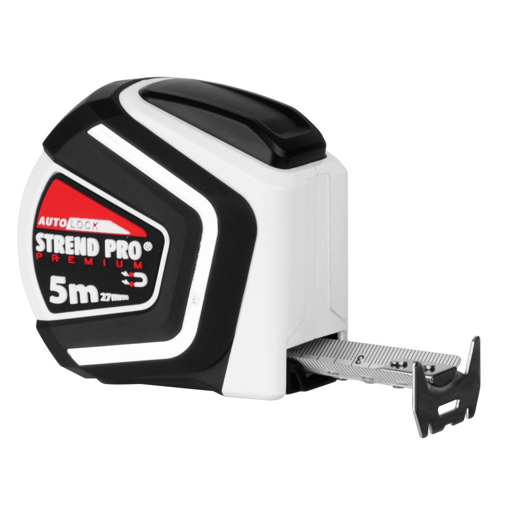Metr svinovací, PROFI, 5m x 27mm, magnet, STREND PRO