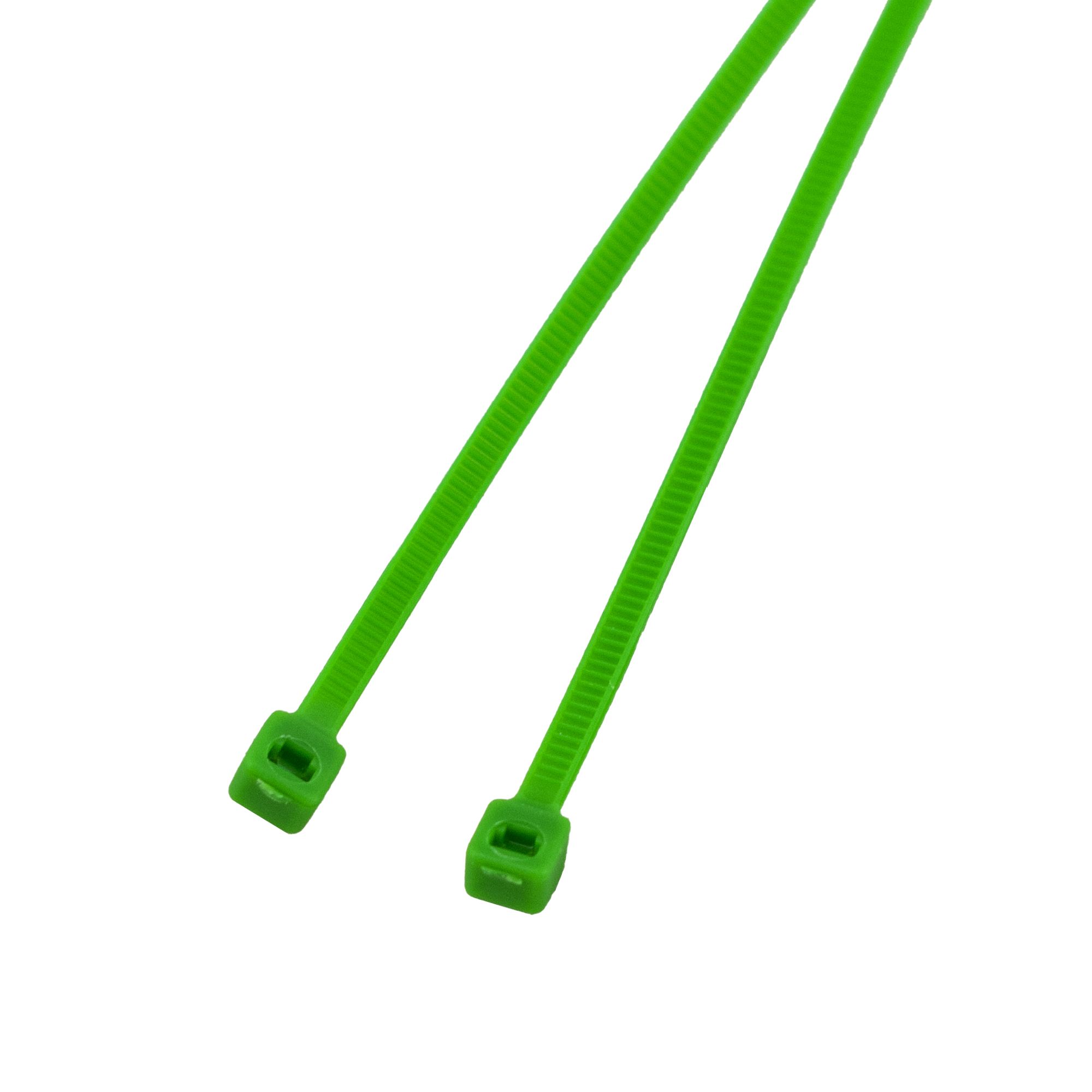 Pásek stahovací, 150 x 2,5mm, zelený, nylon, balení 50ks, STREND PRO