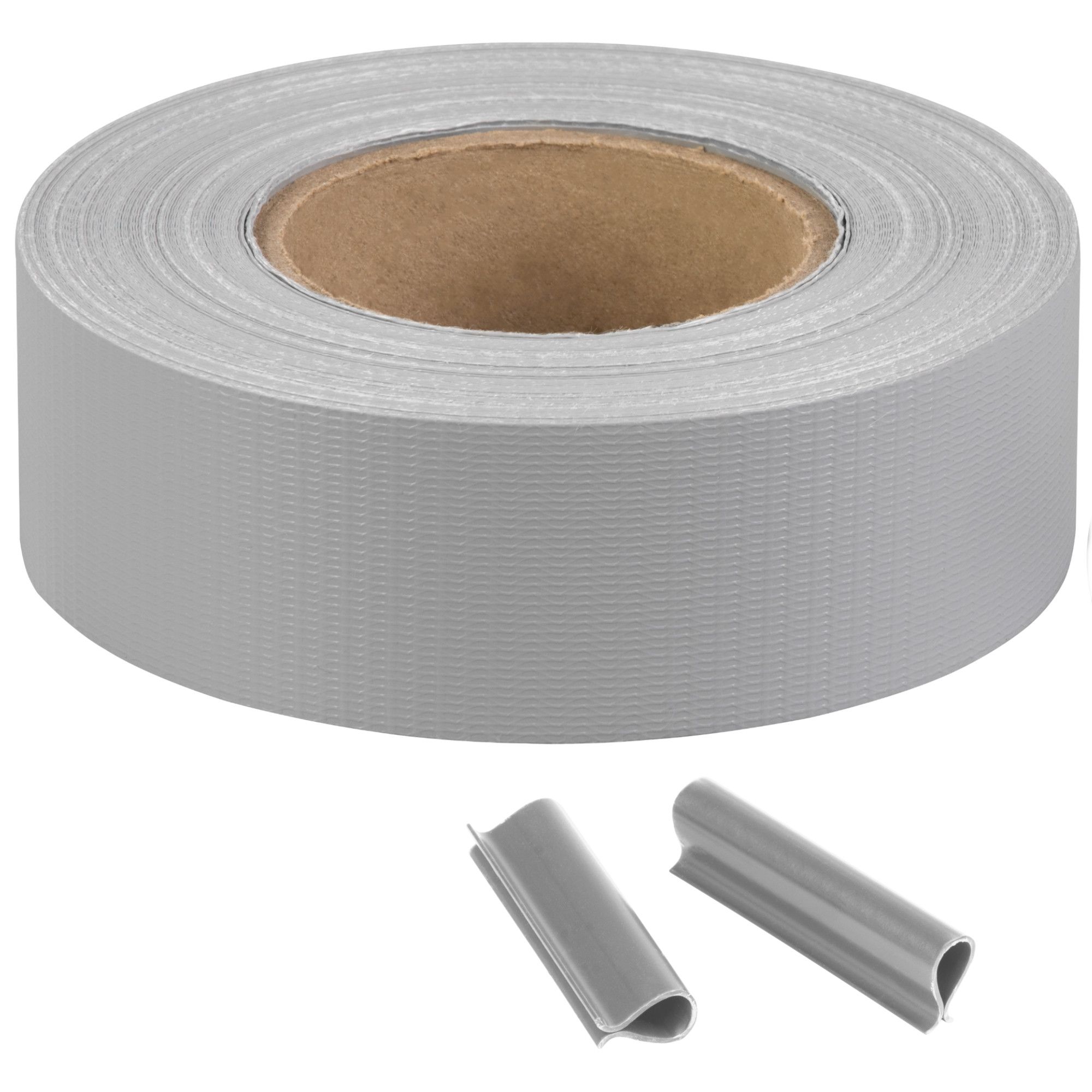 Stínící páska na plot 47,5mm × 35m – PVC (450g/m2), šedá RAL 7040, STREND PRO EUROSTANDARD