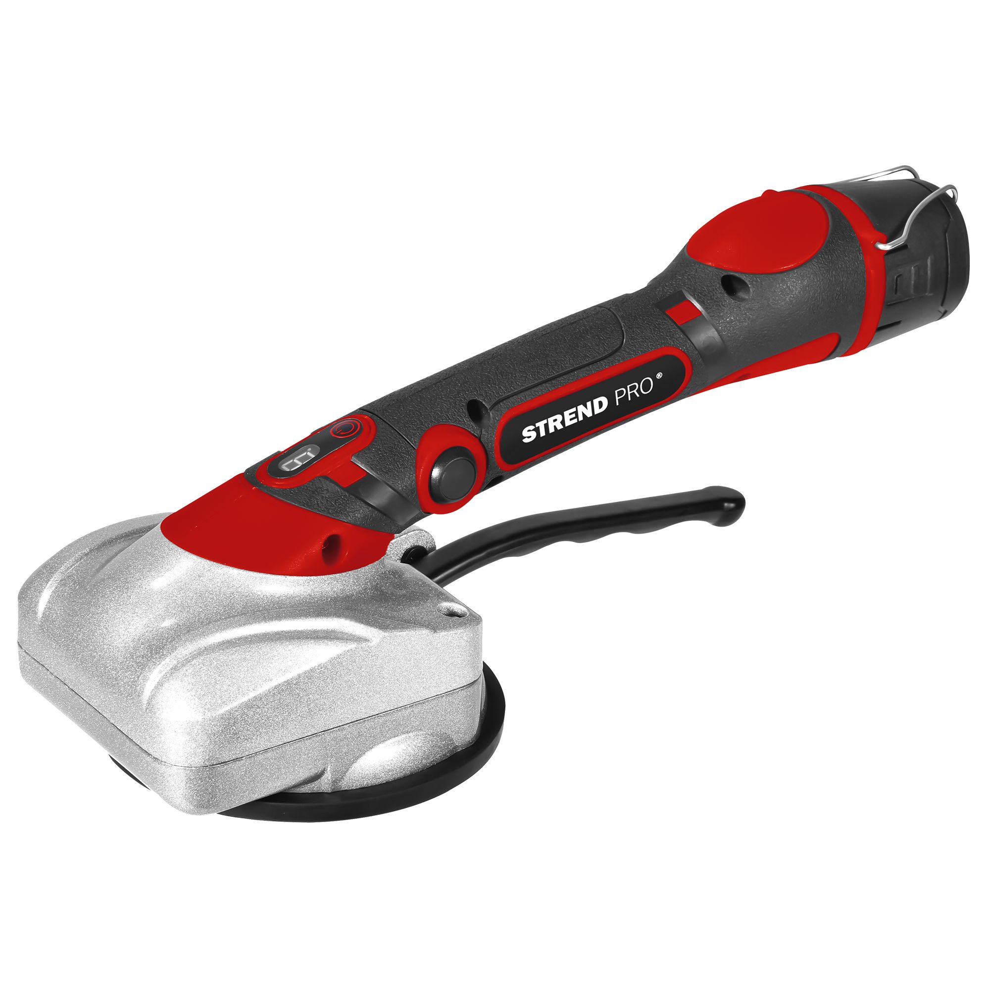 AKU vibrační přísavka na dlažbu, 120mm, 30kg, 12V Li-ion, 2000mAh, STREND PRO