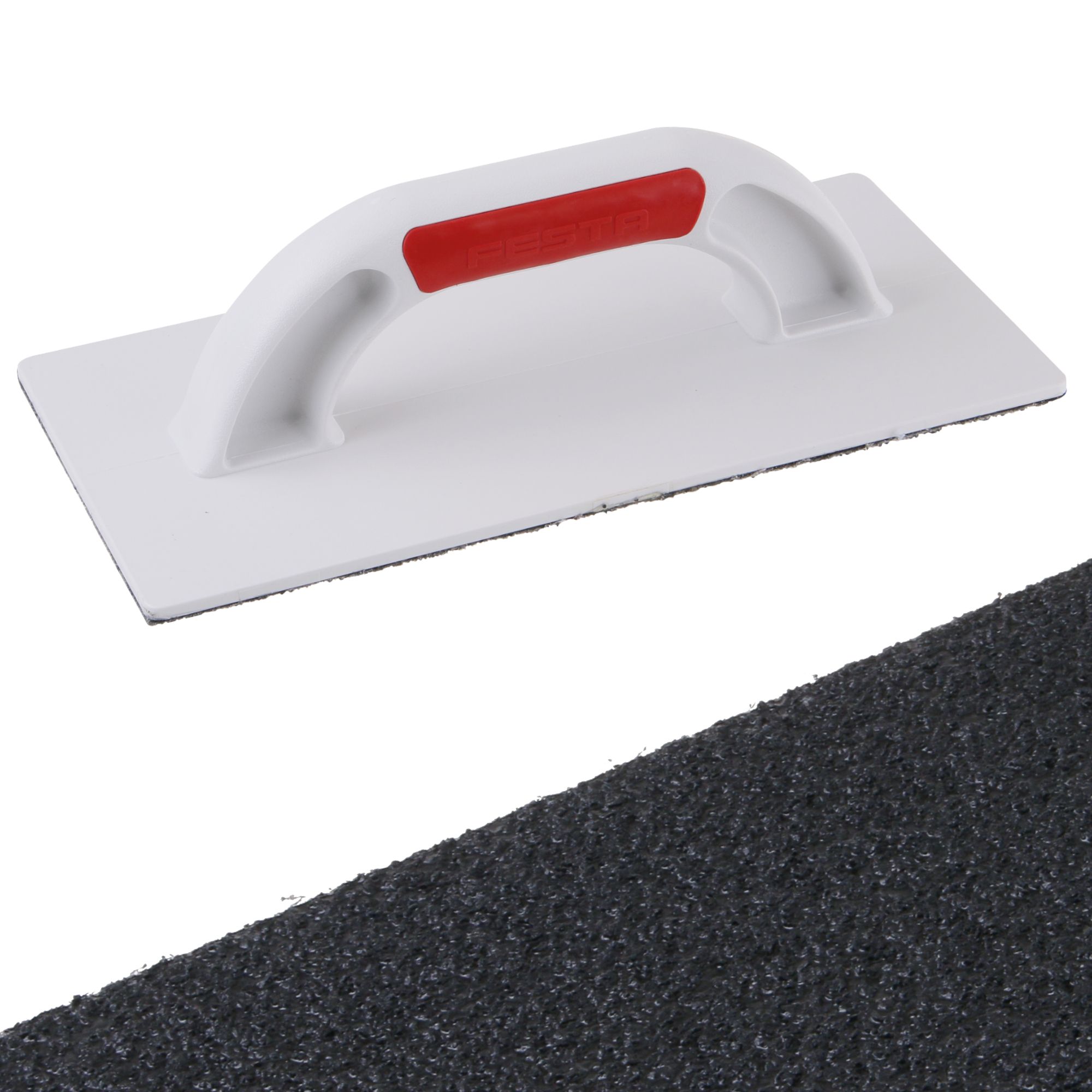 Hladítko brusné, na polystyrén, 270x130mm, plastové, FESTA