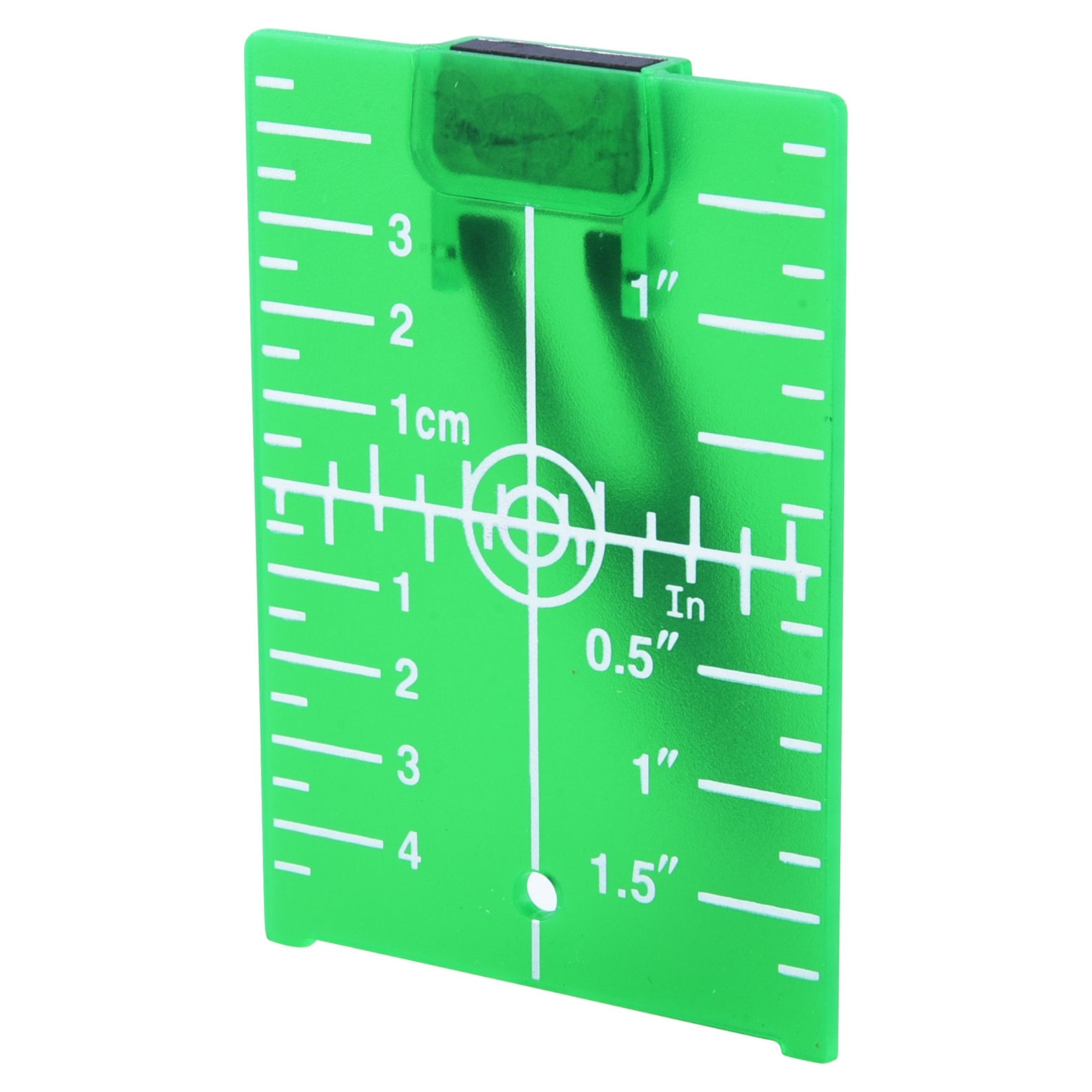 Cílová destička pro laserový paprsek, magnetická, zelená, EXTOL PREMIUM