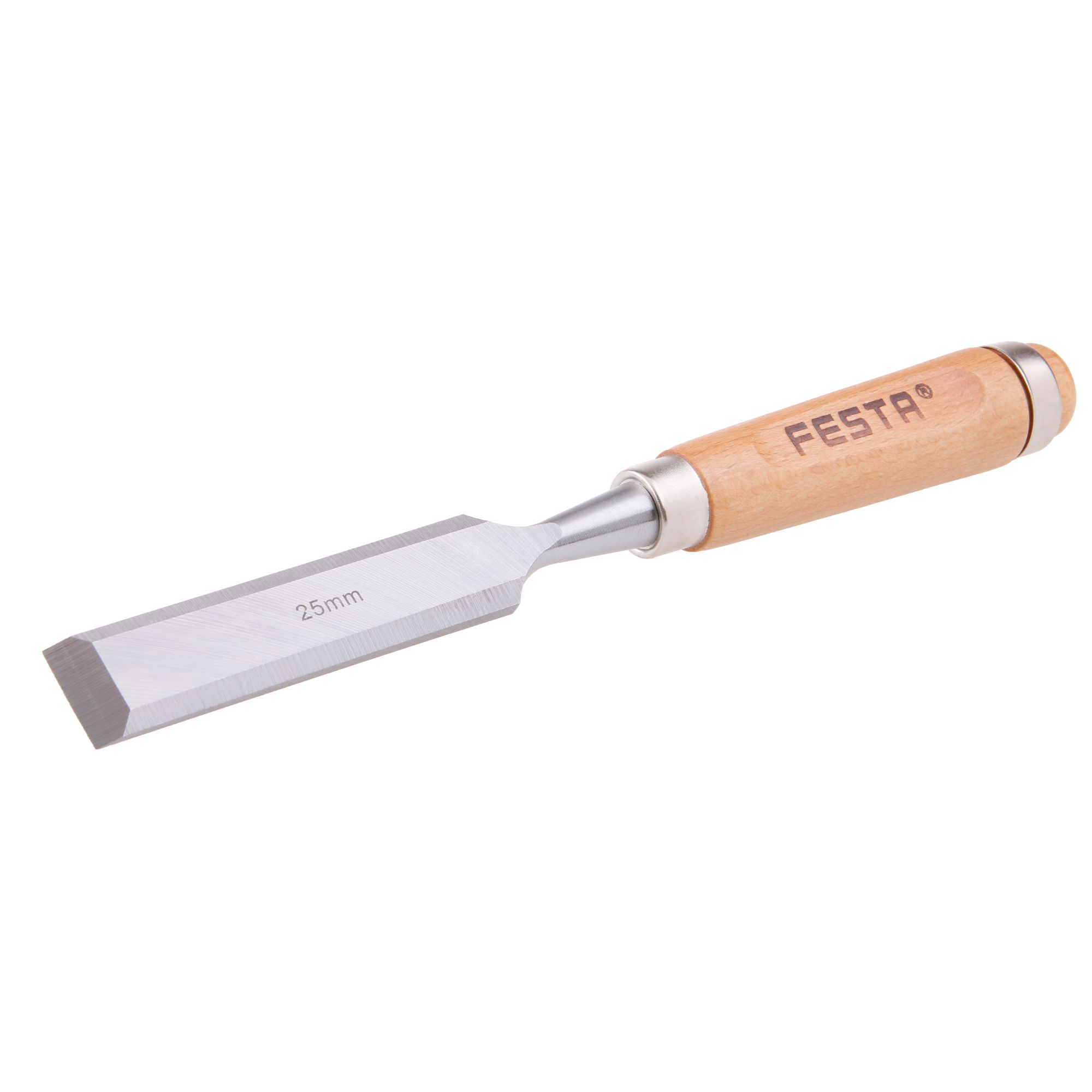 Dláto 25mm, CrV, dřevěná rukojeť, FESTA