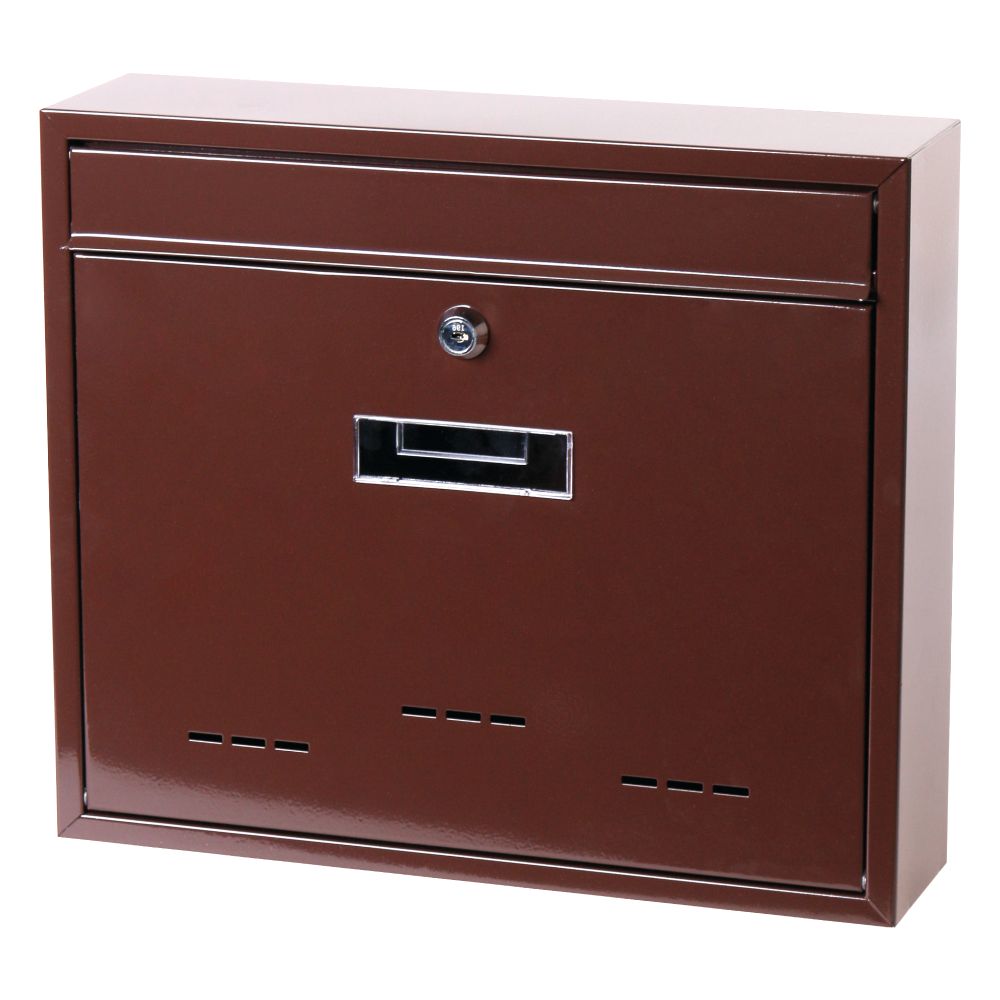 Poštovní schránka hnědá, 360x90x310mm, RADIM V.