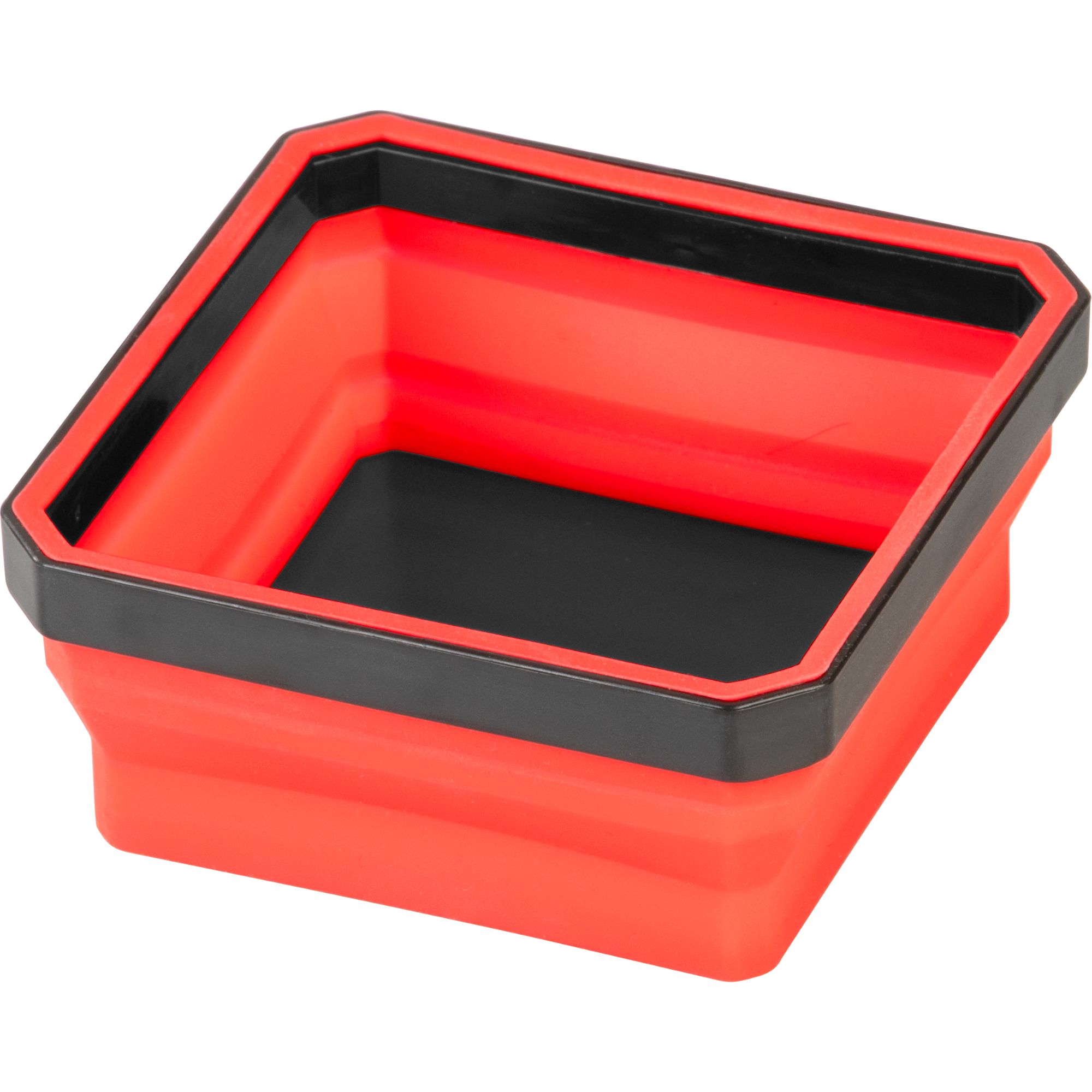 Magnetická miska na šroubky, skládací silikonová, 115x115mm, STREND PRO