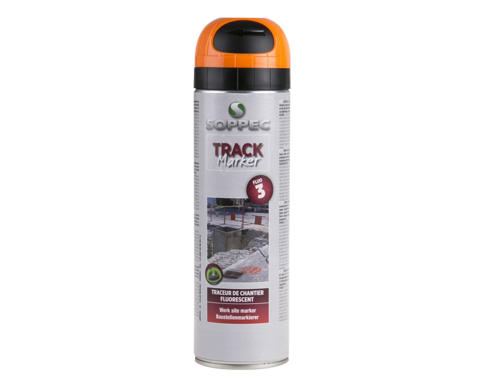 Sprej značkovací fluores. Trackmarker, 500ml, oranžový, 3 měsíce, SOPPEC