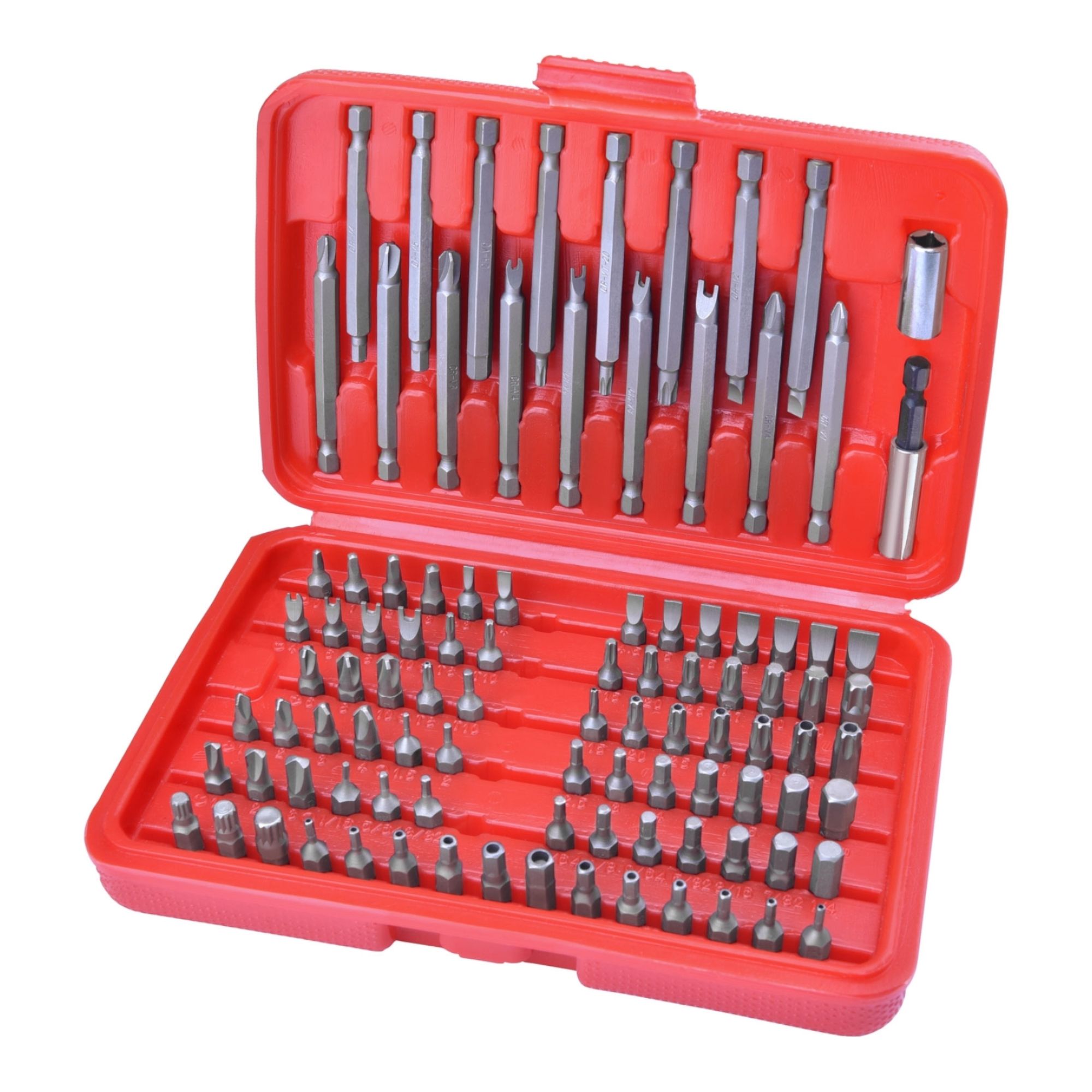 Sada bitů s magnet. držákem, bezpečnostní, 98ks, CrV, EXTOL PREMIUM