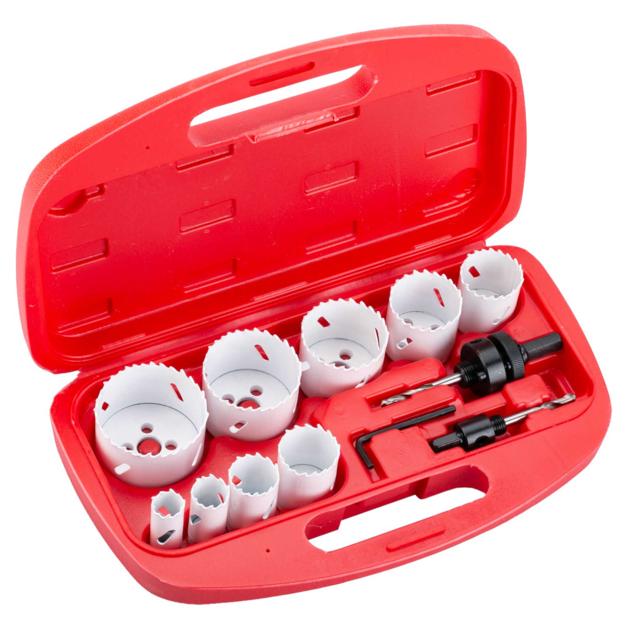 Vykružovací korunky HSS, BI-METAL, sada 13ks, pr. 19 - 64mm, FESTA