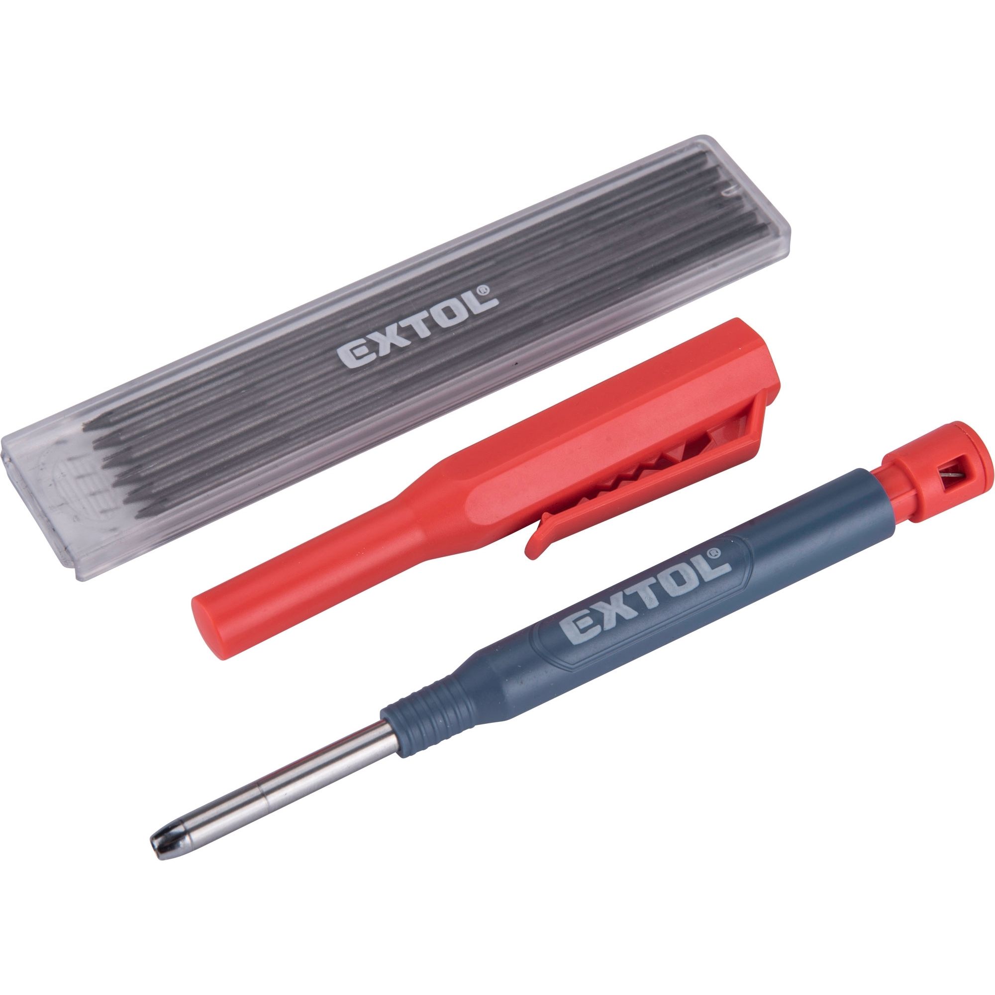 Značkovač hloubkový, tuha HB, + náhradní tuhy, EXTOL PREMIUM