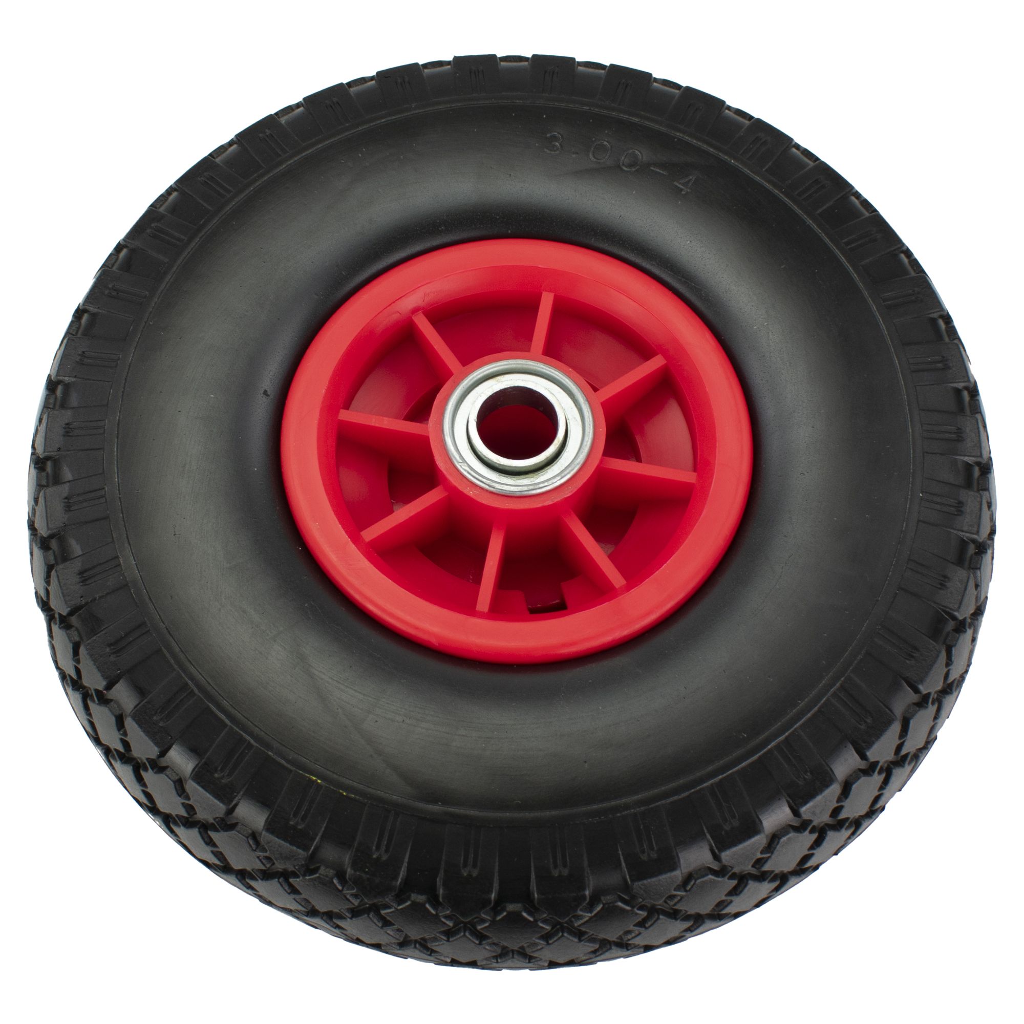 Kolo na rudl plné PU, 250x70mm (3.00-4), 100kg, plastový disk