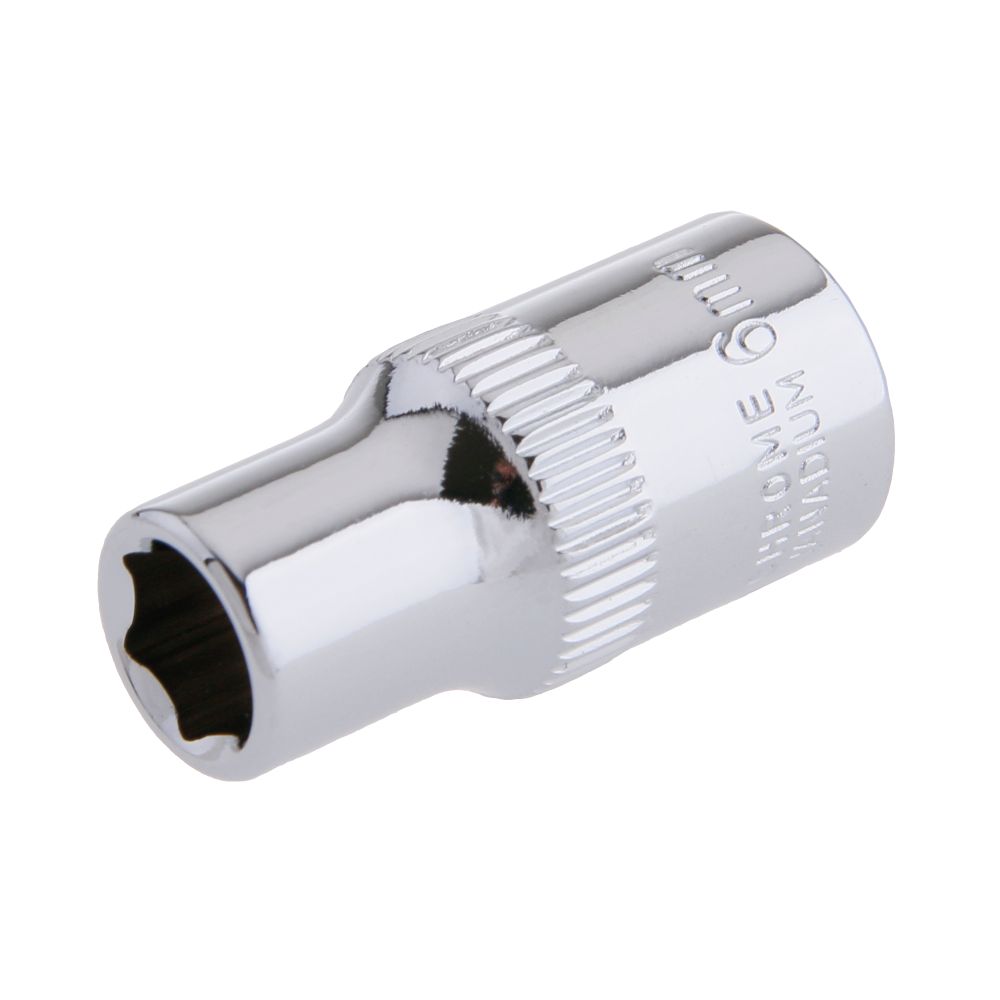 Gola hlavice 1/4", 6mm, CrV, FESTA