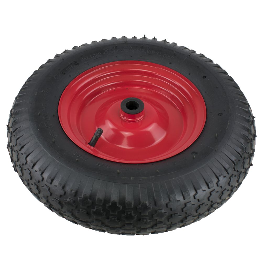 Kolo ke kolečku, nafukovací, 4.80-8 (390mm), na hřídel 20mm, plechový disk