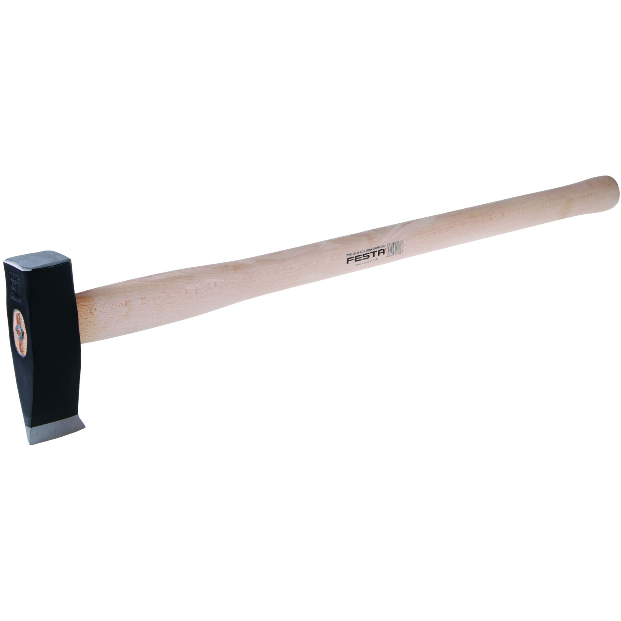 Kalač 4000g, dřevěná násada, FESTA