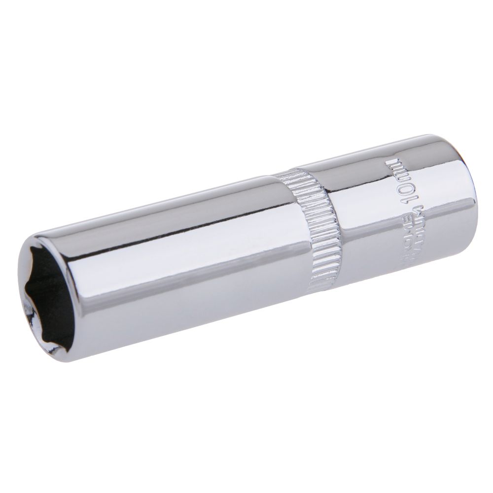 Gola hlavice 1/4", 10mm, prodloužená, CrV, FESTA