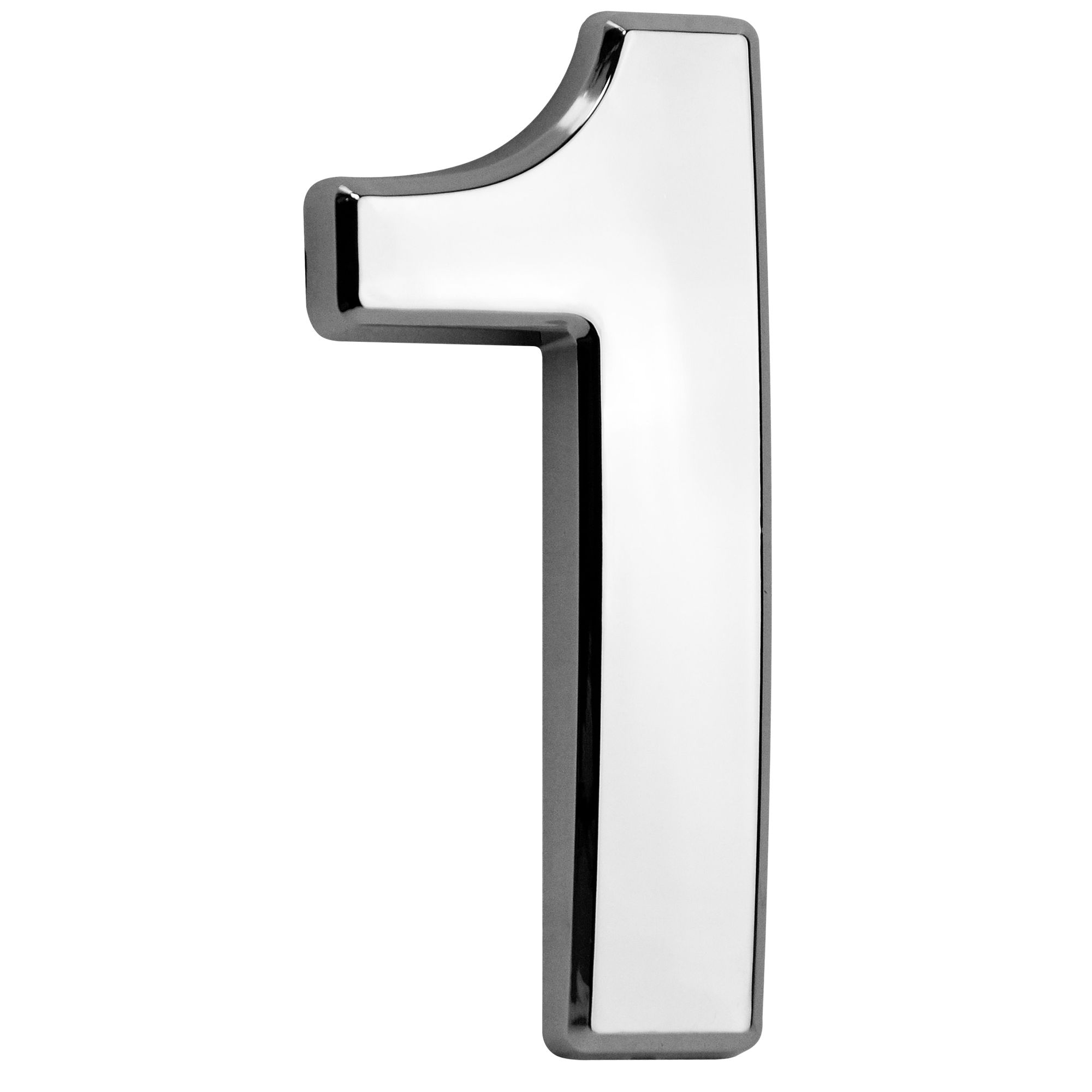 Číslo domovní, ´1´, 10cm, stříbrné, s lepící páskou, ABS, MagicHome