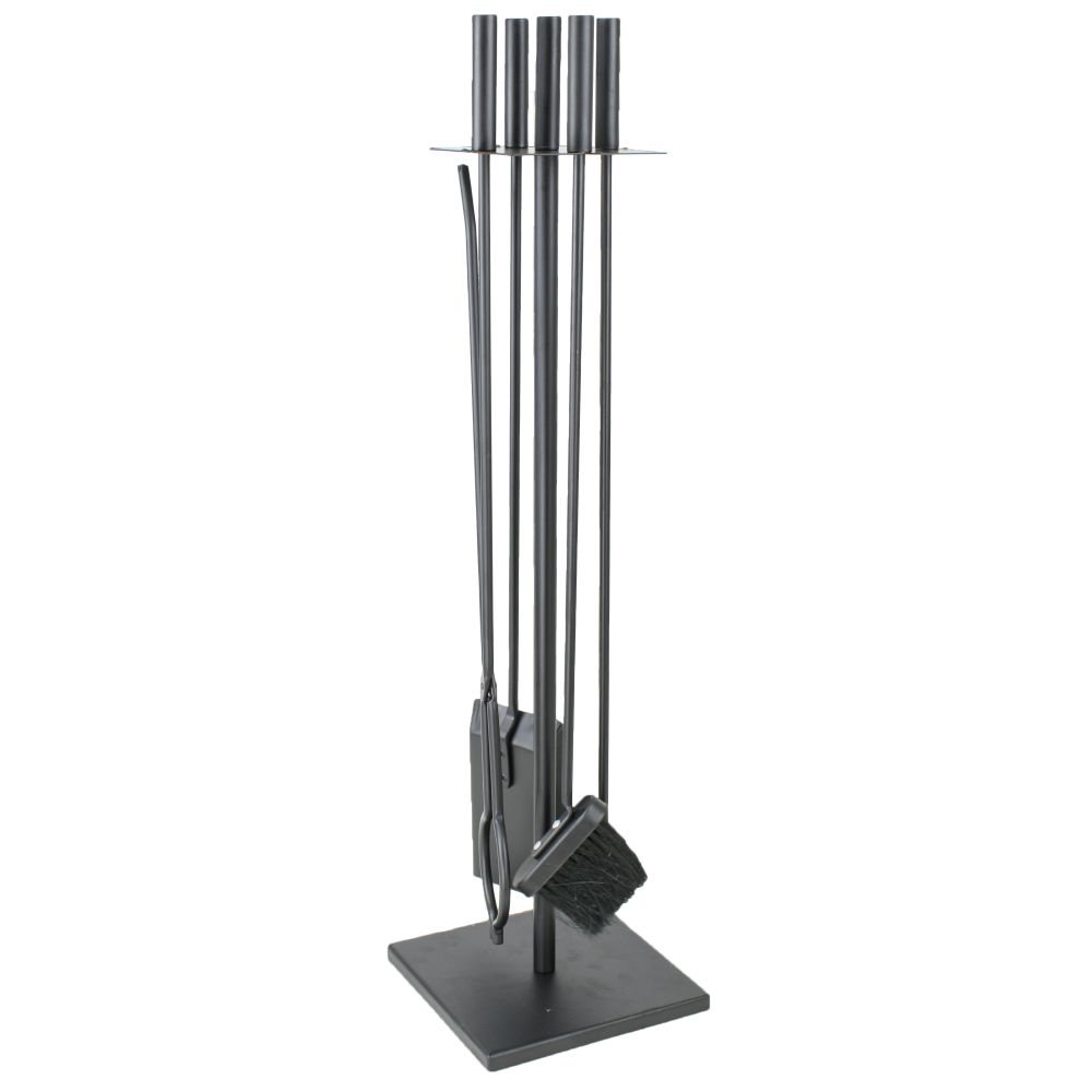 Sada krbového nářadí – 4 díly, černý povrch, 81cm, Homefire FT075BA