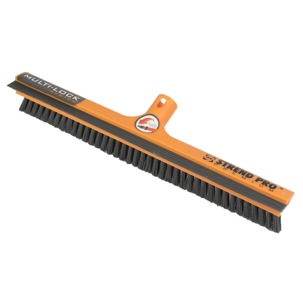 Kartáč se stěrkou, 42cm, systém MULTI-Lock, bez násady, STREND PRO