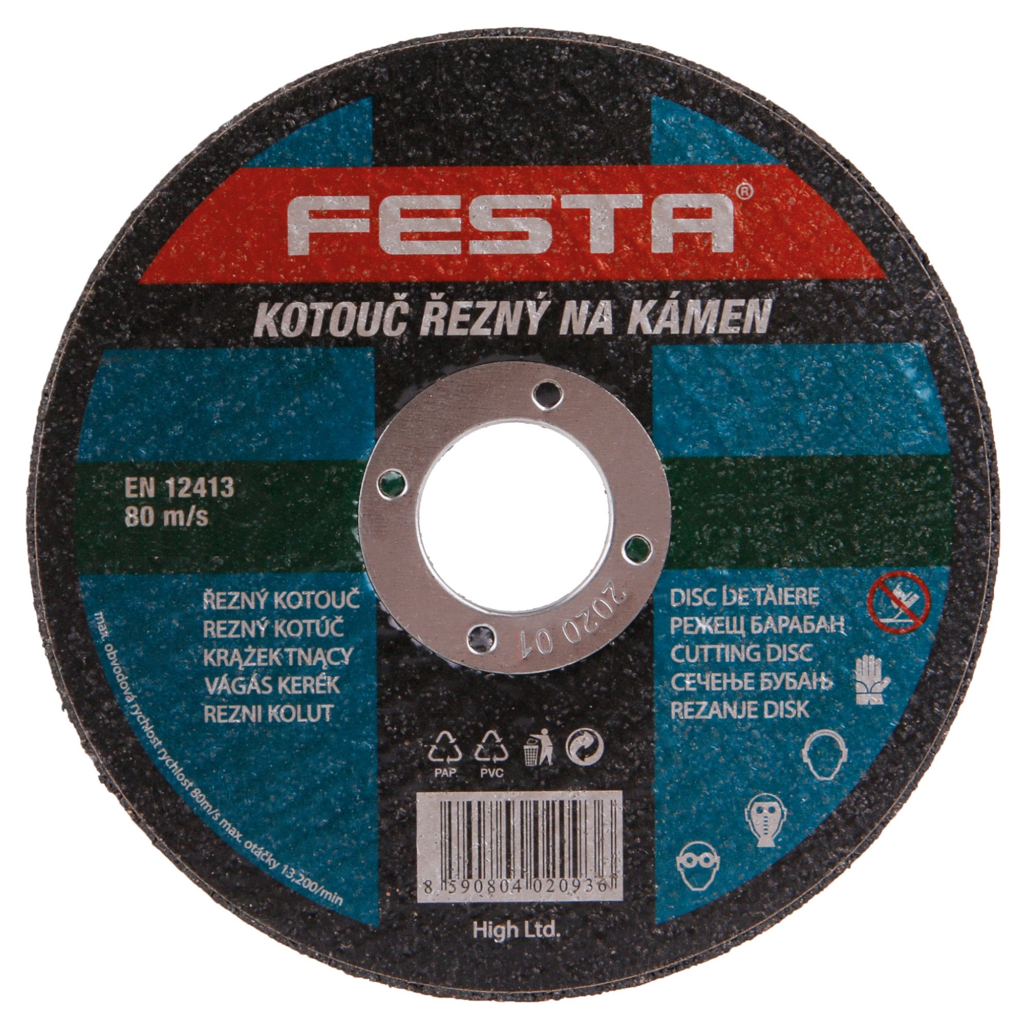 Kotouč řezný, 125 x 2,5mm, na kámen, FESTA