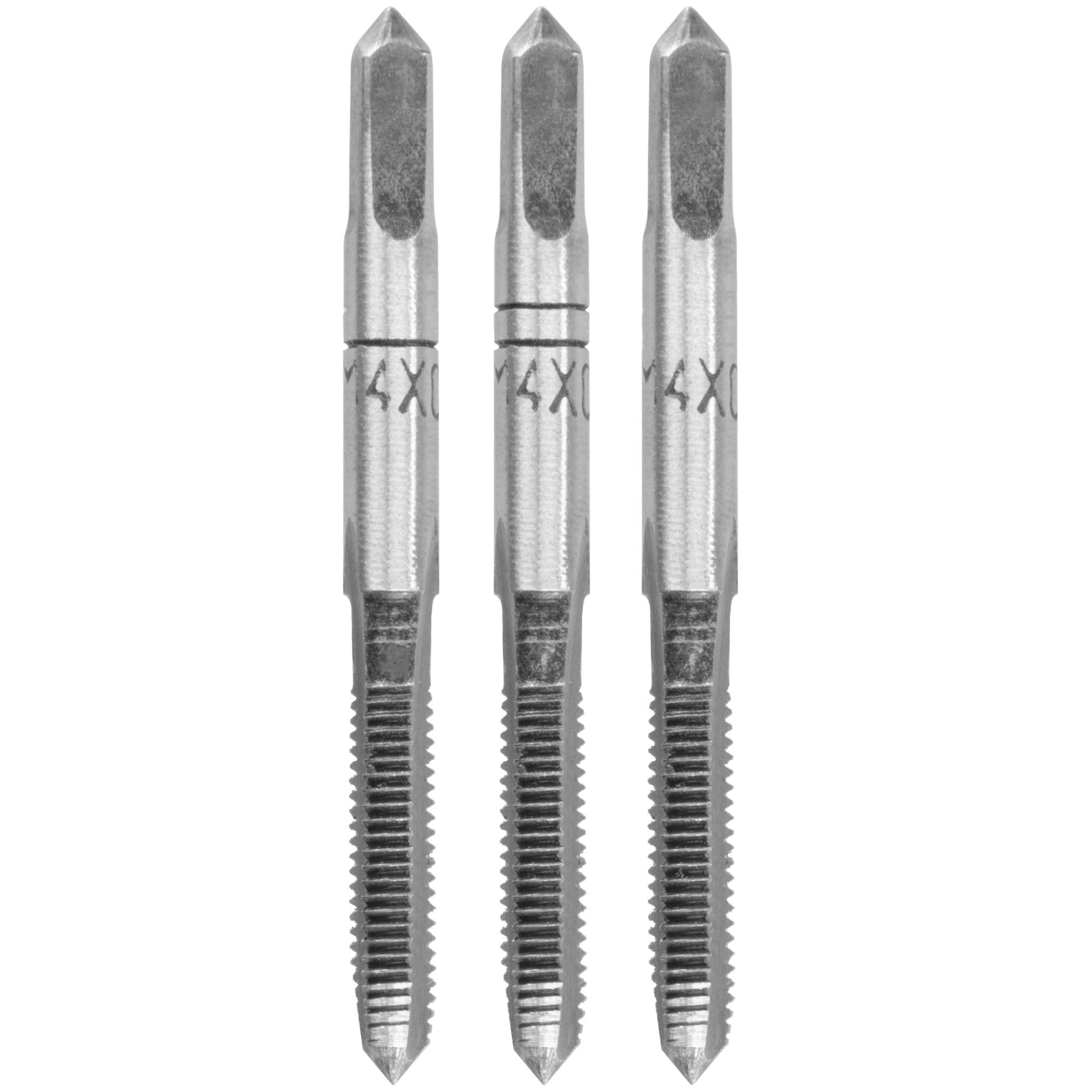 Závitník M 4 × 0,7mm, DIN 352 – sada 3ks, STREND PRO