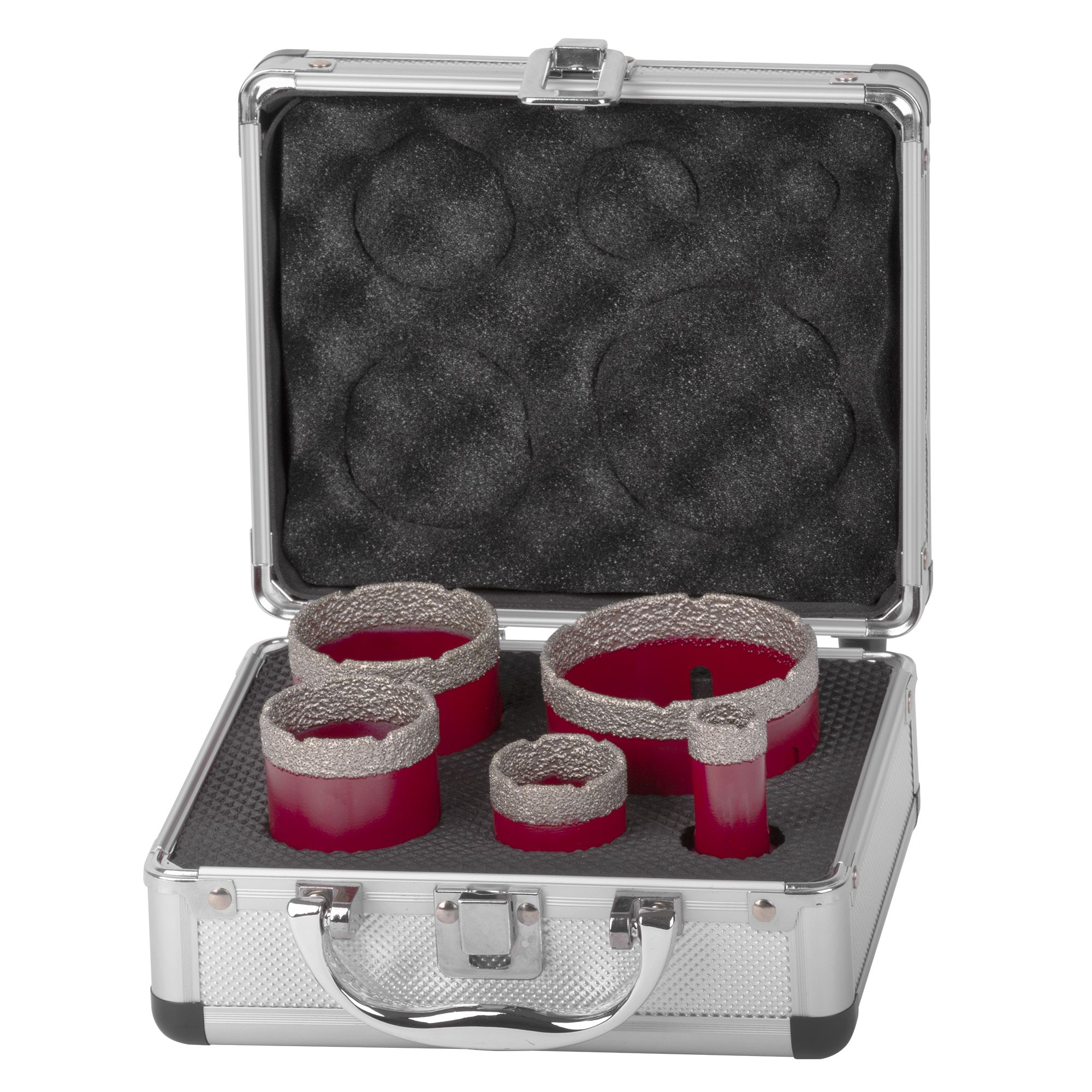 Korunky vykružovací diamantové PROFI, 20 - 72mm, M14, sada 5ks, STREND PRO