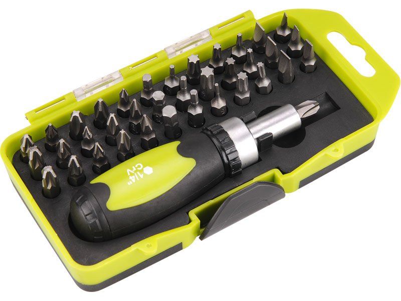 Šroubovák ráčnový s hroty, sada 38ks, EXTOL