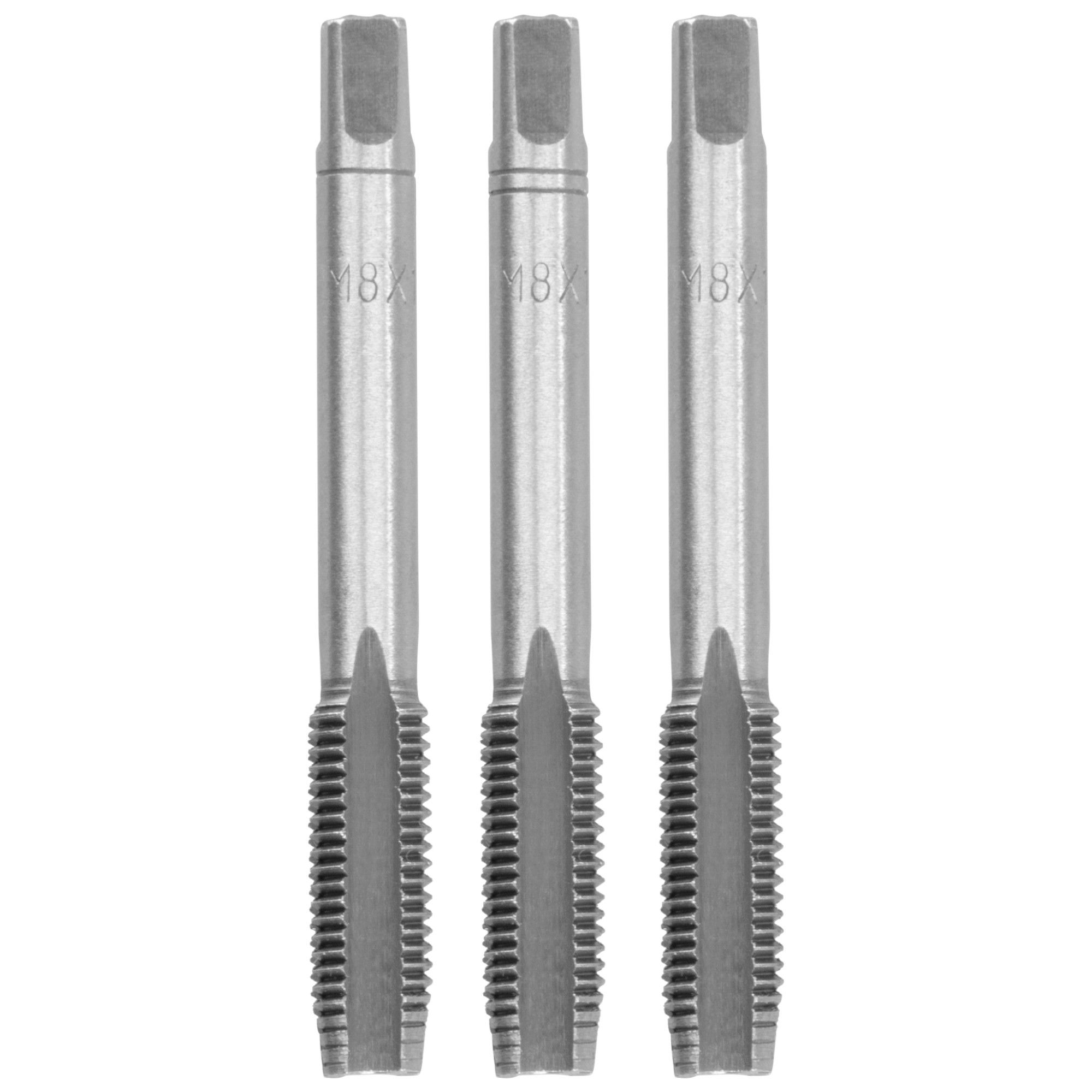 Závitník M 8 × 1,0mm, DIN 352 – sada 3ks, STREND PRO