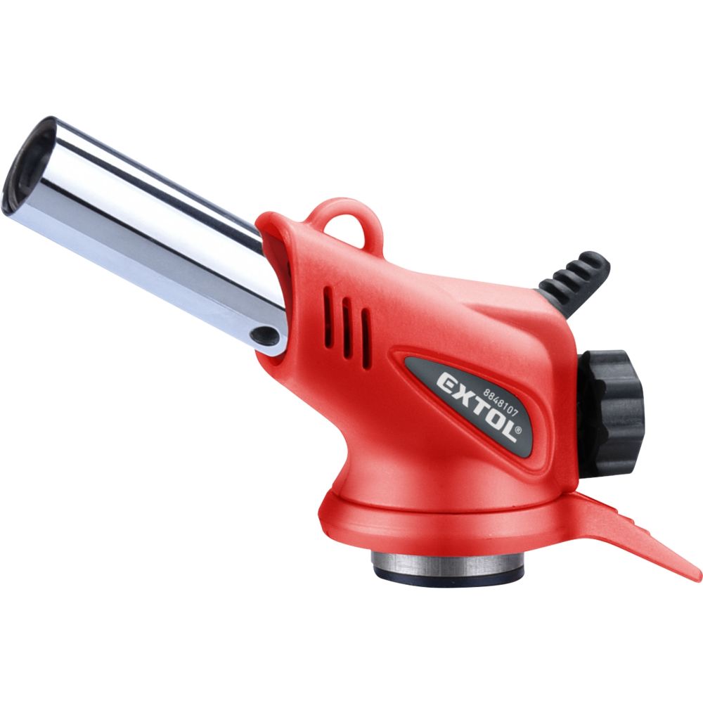 Hořák na PB kartuše, MINI, 1,1kWh, PIEZO start, EU závit 7/16", EXTOL PREMIUM
