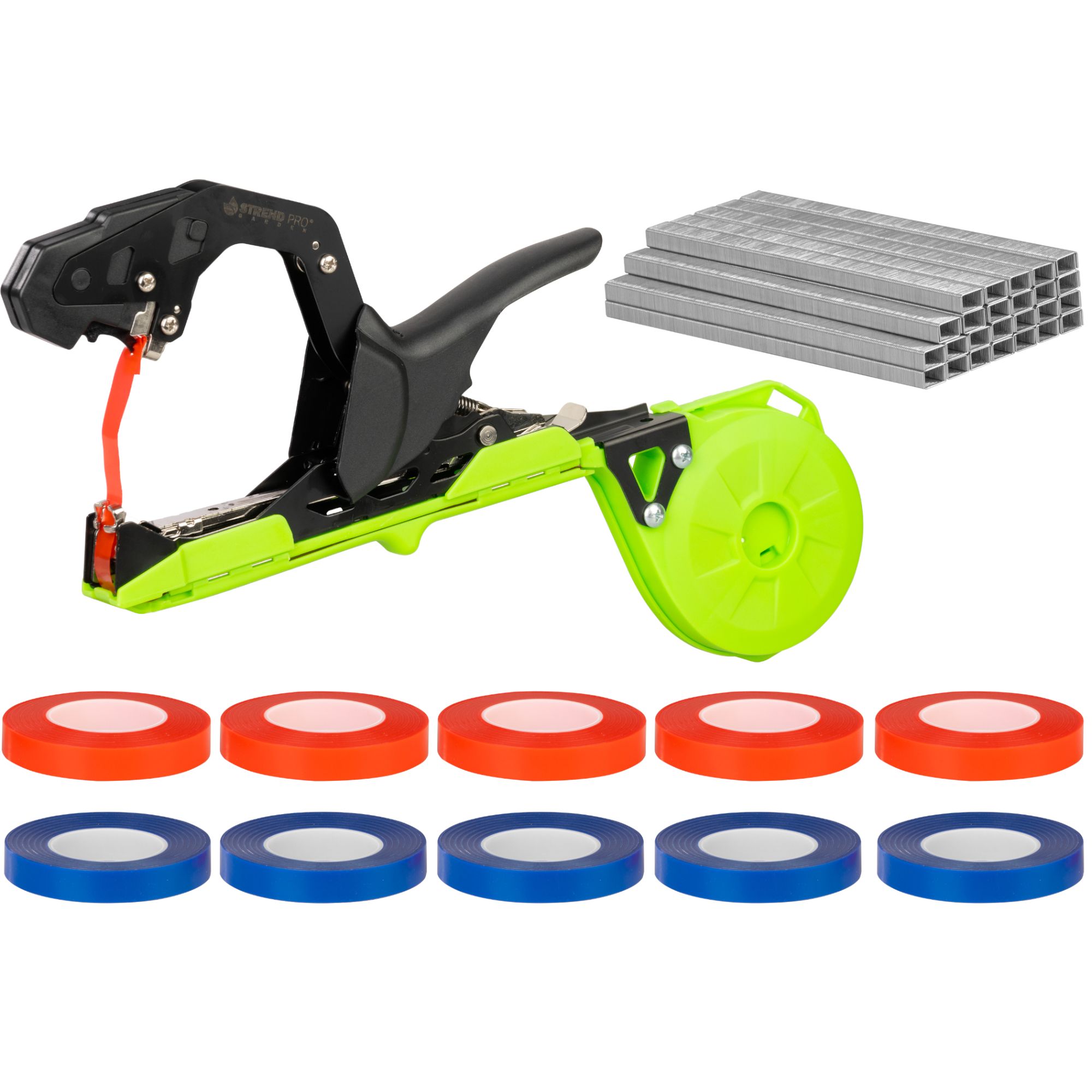 Vázací kleště na rostliny, sada 10ks pásek a 10000 spon, Lizard, STREND PRO