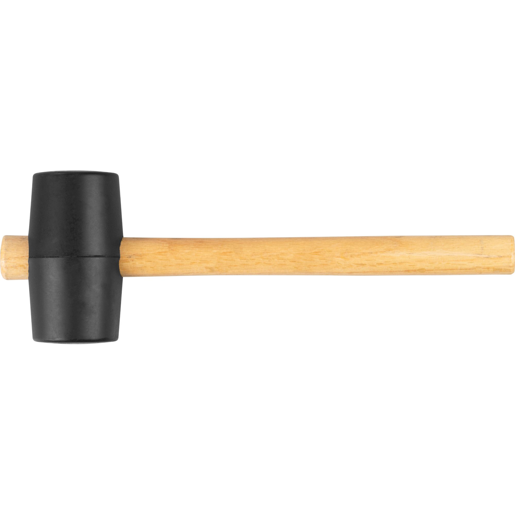 Palice gumová 450g, černá hlava, dřevěná násada 30cm, STREND PRO