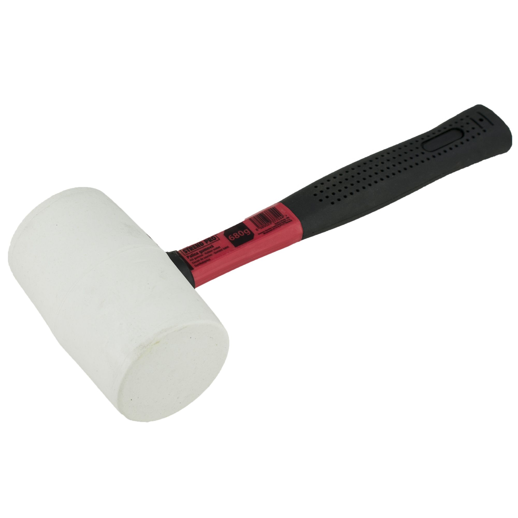 Palice gumová 680g, bílá hlava, FG násada 34cm, STREND PRO