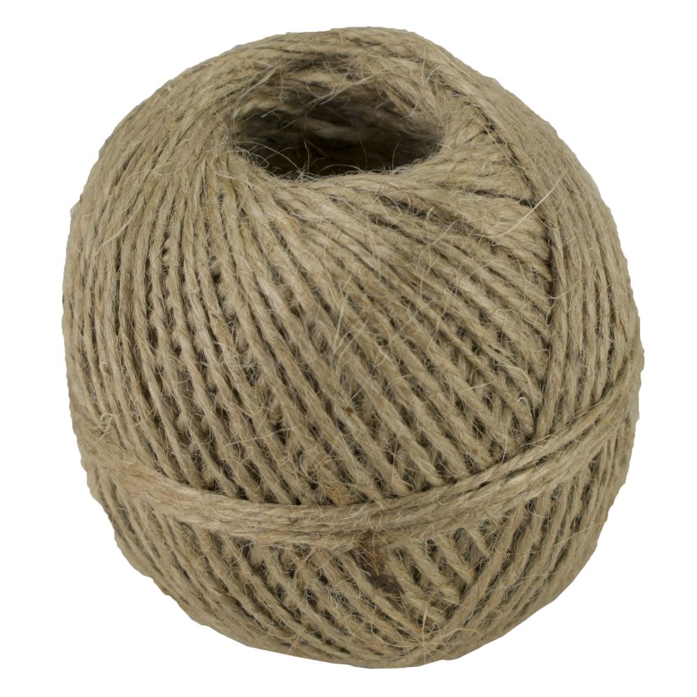 Provázek jutový, pr. 1,25mm, 50g (50m), 500x2 tex, JUTA