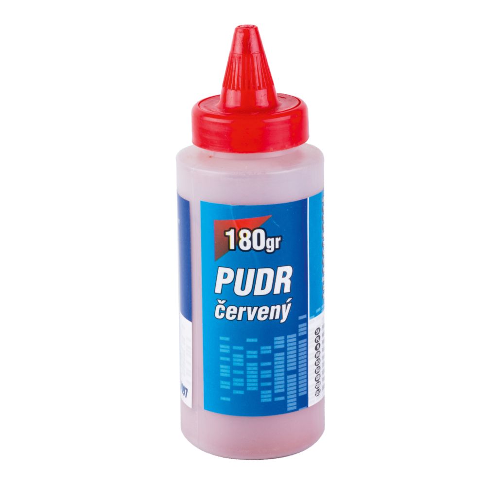 Pudr 180g, červený, FESTA