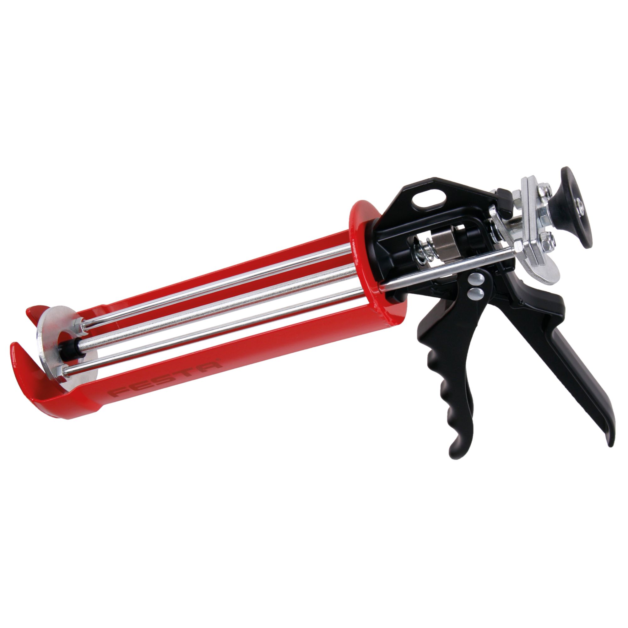 Vytlačovací pistole na chemické kotvy 380ml, celokovová, FESTA