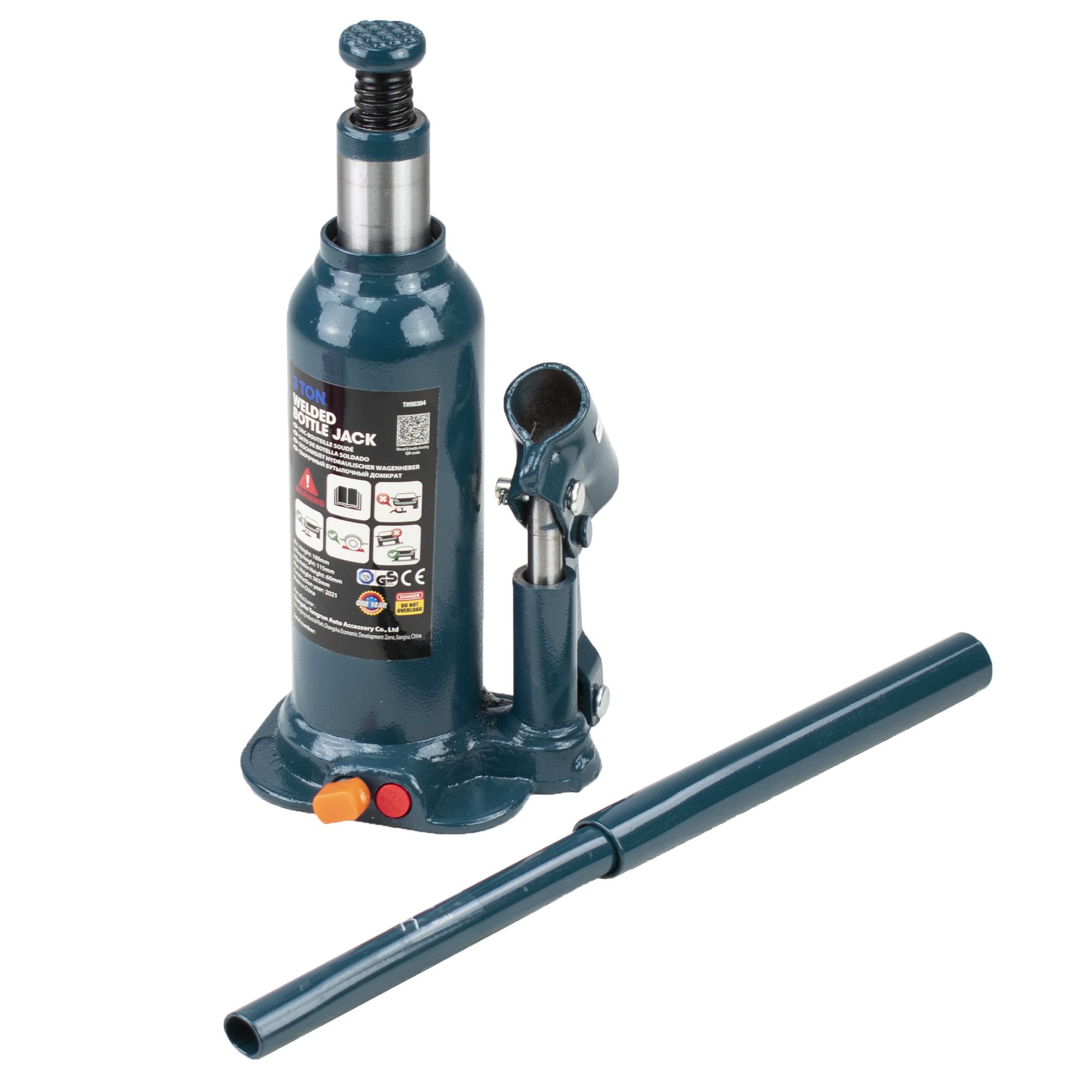 Zvedák hydraulický, 3t, 188-363mm