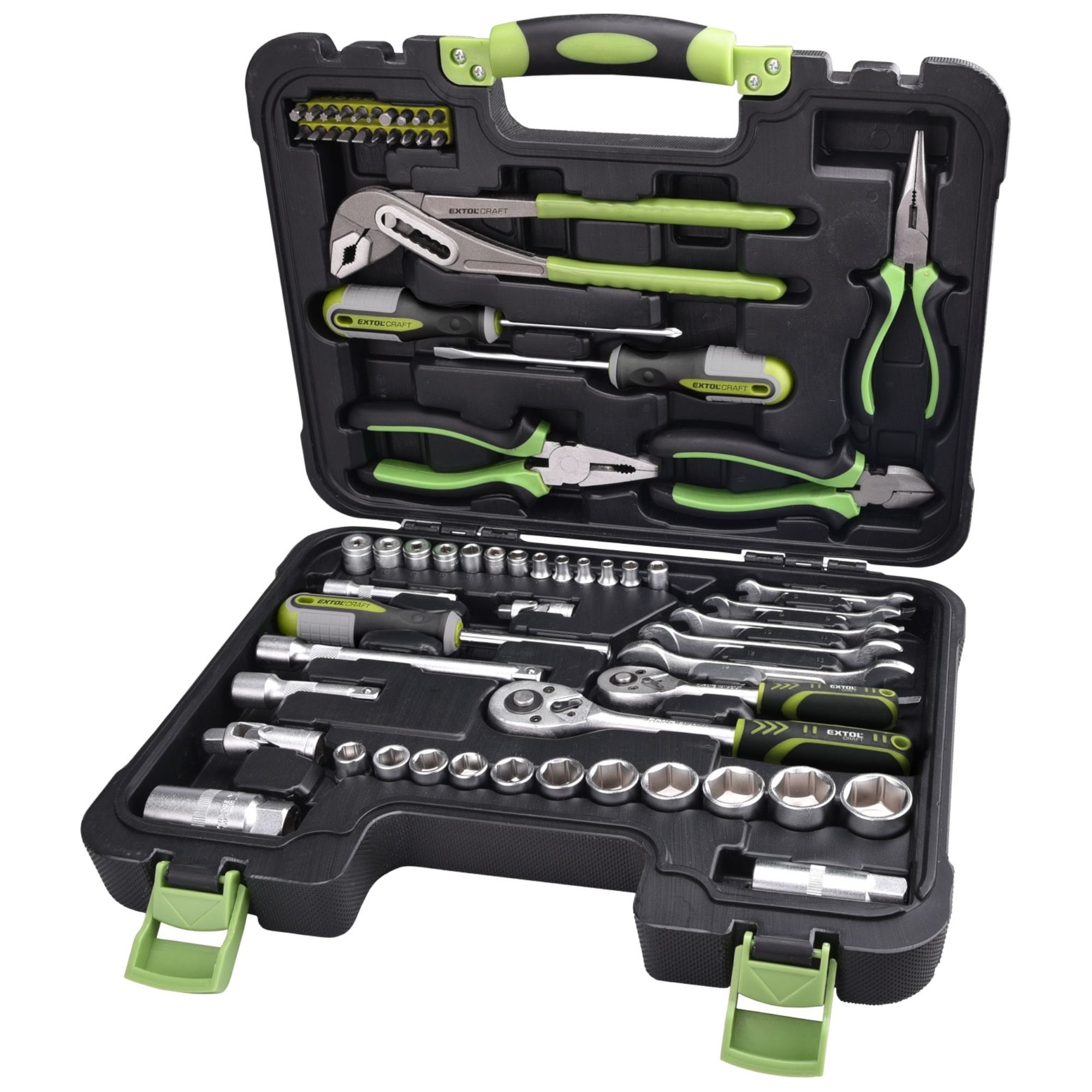 Sada nářadí, 65 dílů, v kufru, EXTOL CRAFT