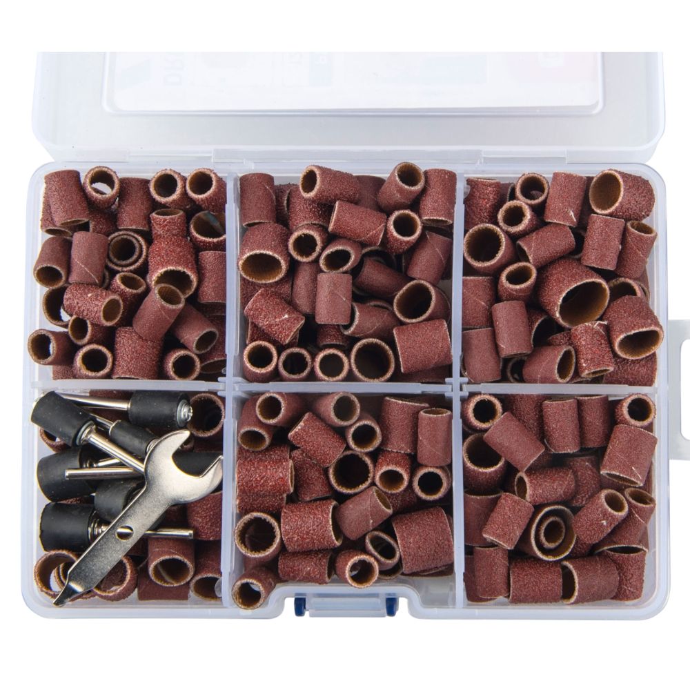 Nástavce na brusku, brusné válce, sada 350ks, st. 3,2mm, EXTOL PREMIUM