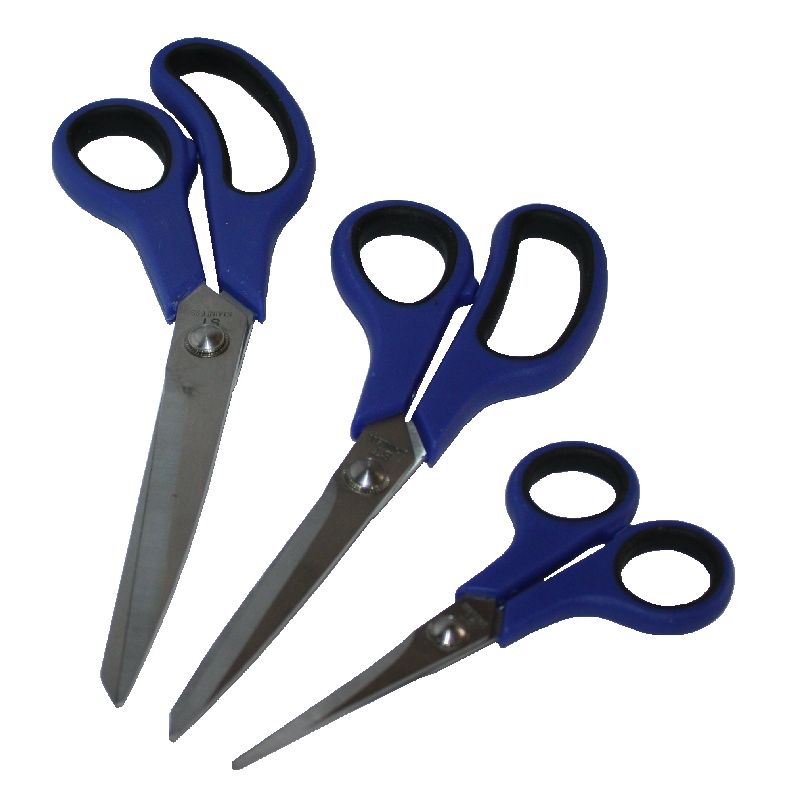 Nůžky na papír, nerez, sada 3ks, 140 - 215 - 245mm, STREND PRO