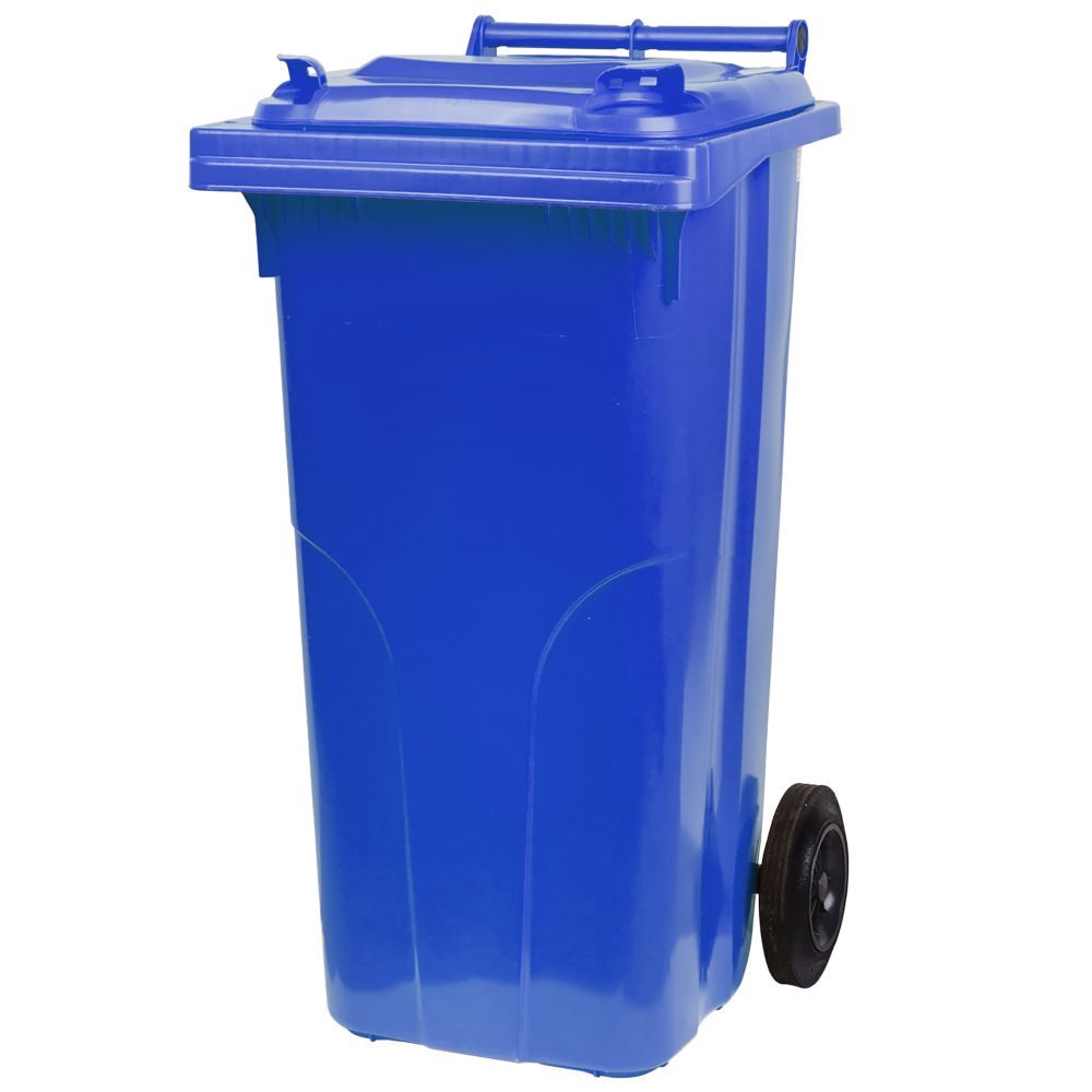 Popelnice plastová, 240L, modrá