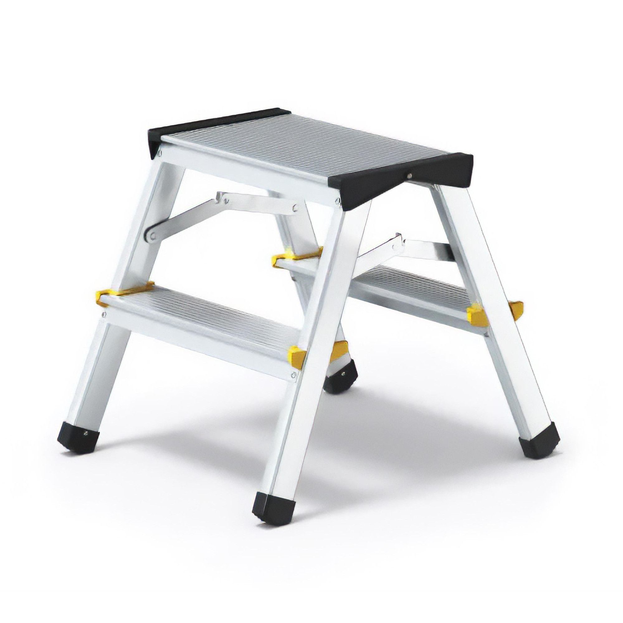 Schůdky oboustranné hliníkové 2×2 příčky, nosnost 150kg, PROFI, J.A.D TOOLS