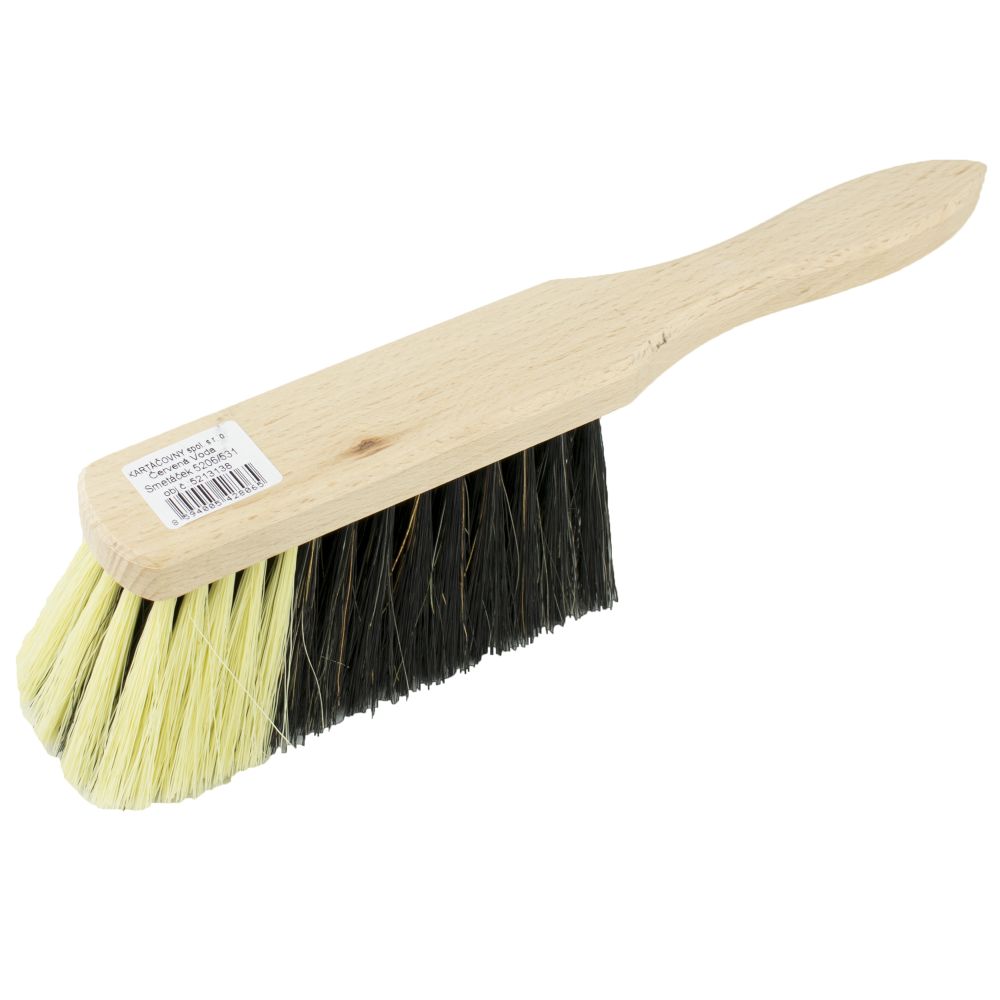 Smetáček dřevěný, nelakovaný, 5206/531, délka 28,5cm, vlákno směs