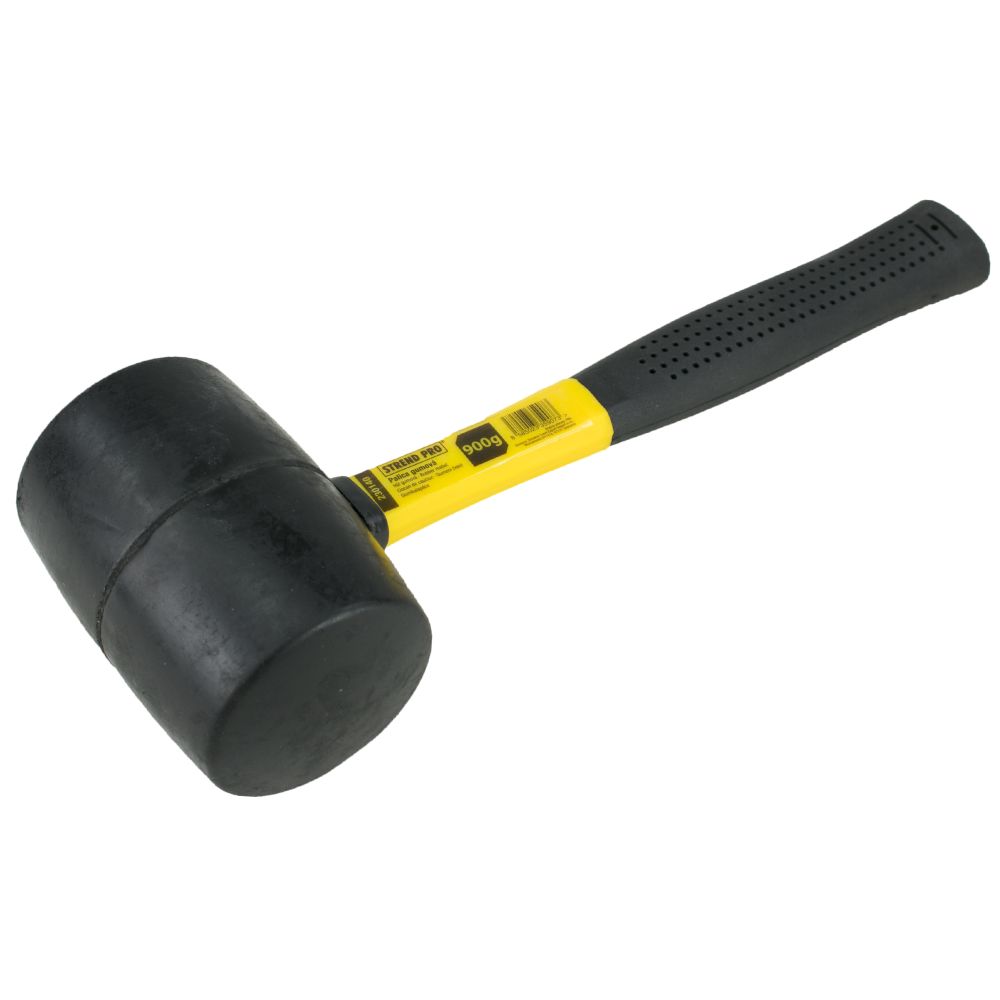 Palice gumová 900g, černá hlava, FG násada 35cm, STREND PRO