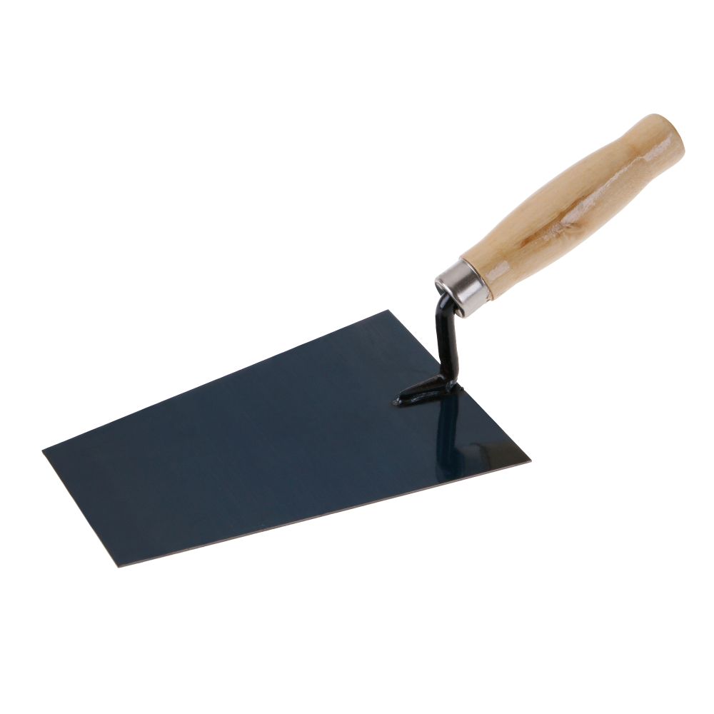 Zednická lžíce 180mm, ocel, dřevěná rukojeť