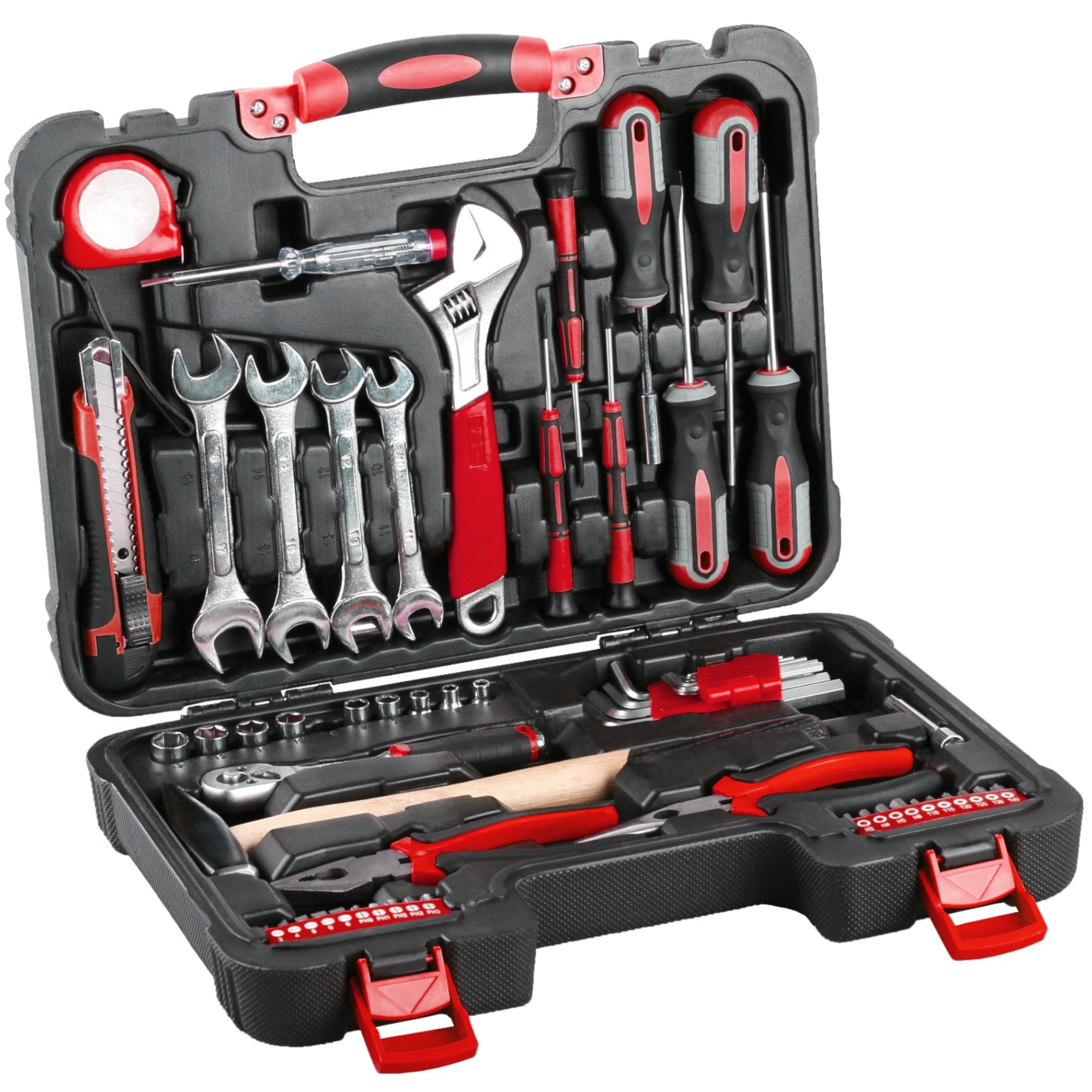 Sada nářadí, 60 dílů, v kufru